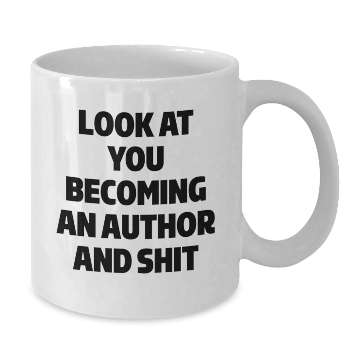 Funny Author Gifts from Friends White Coffee Mug for Author Graduation Unique Gifts - Additional