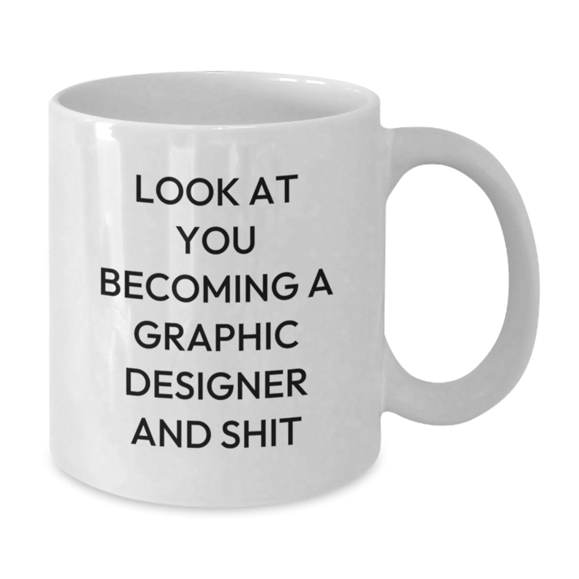Graphic Designer Keepsake Mug for Him Graduation Gift White Ceramic 11oz - Additional