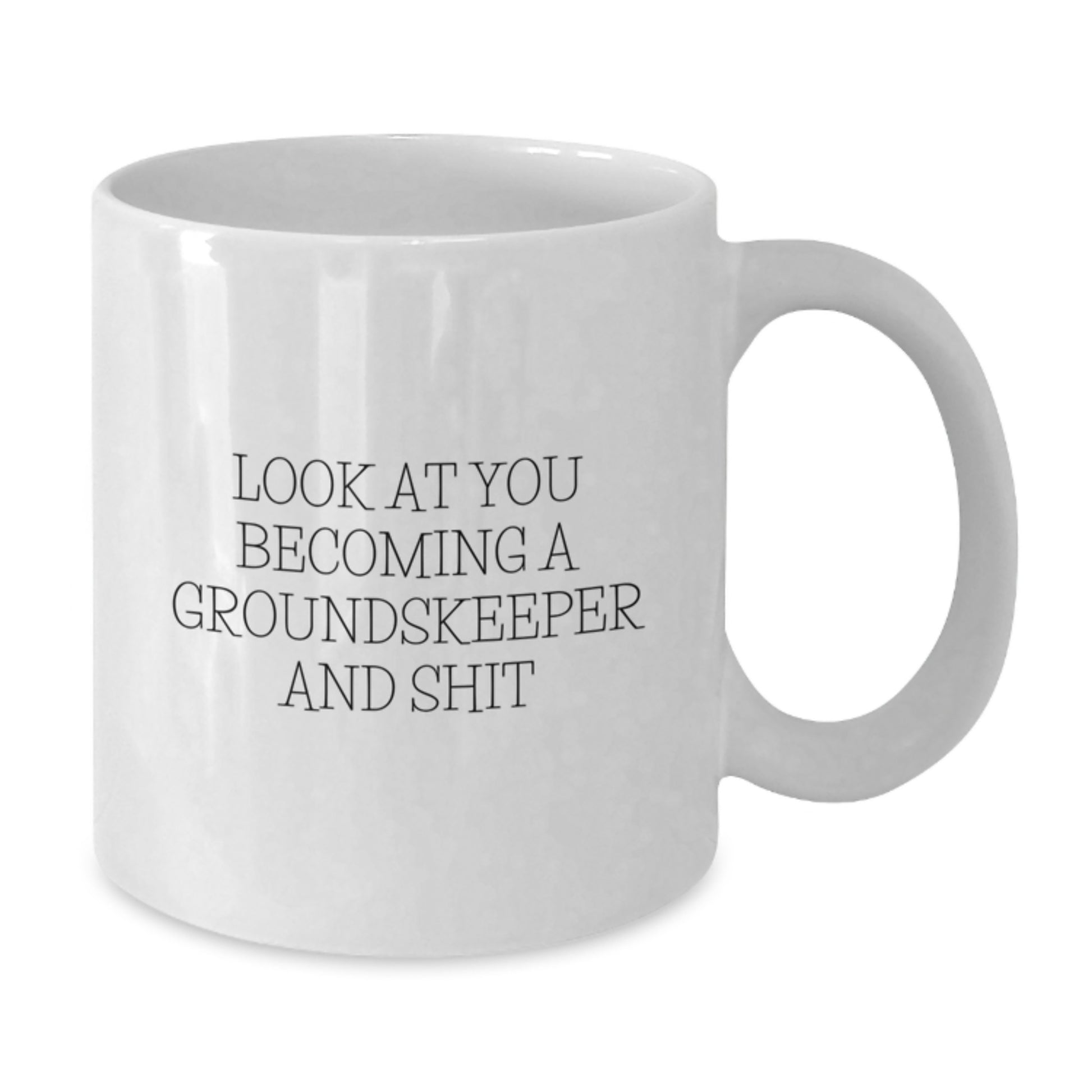 Funny groundskeeper Gifts from Friends for groundskeeper Men, White Coffee Mug Quote for Christmas Unique - Additional