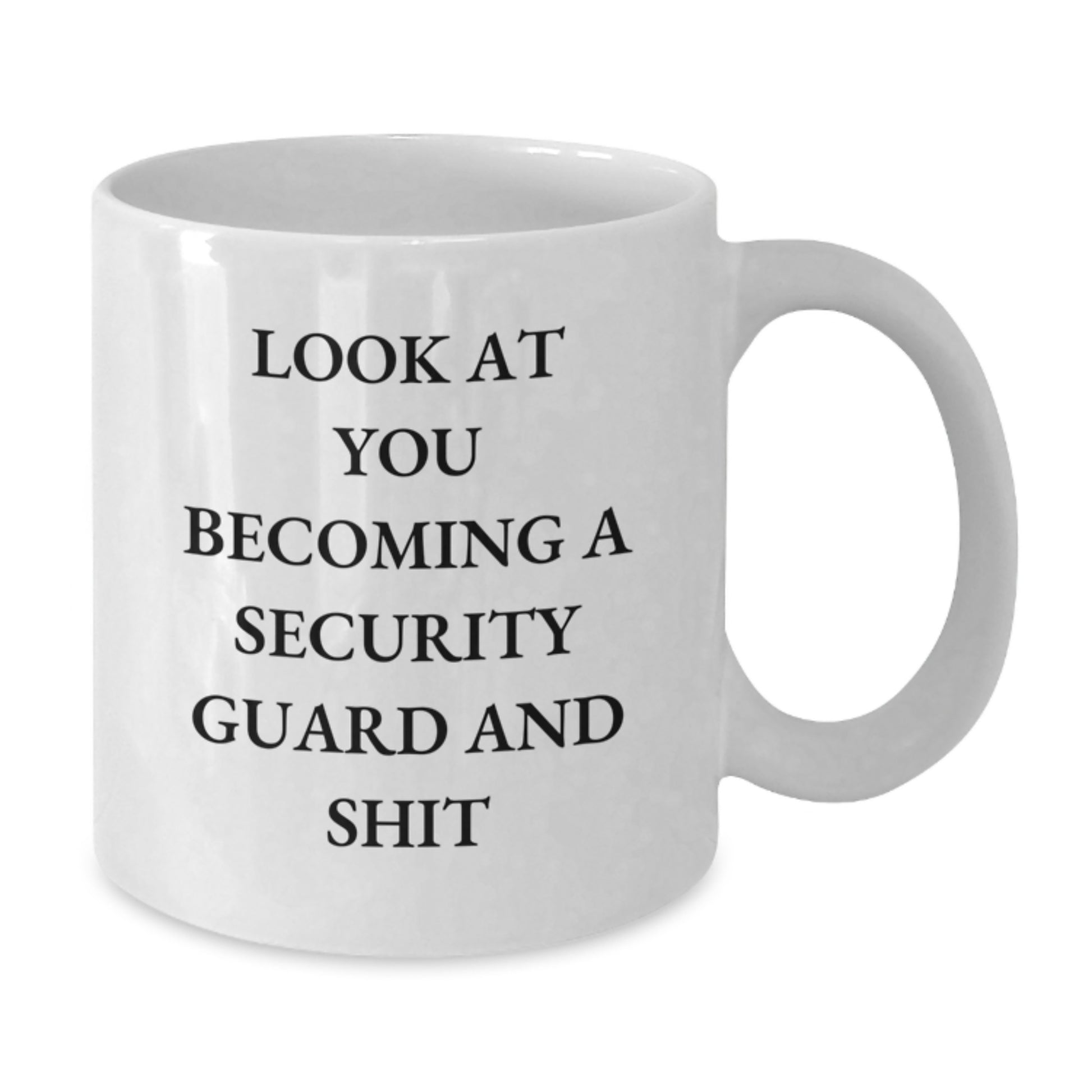 Security Guard Gifts, Funny White Coffee Mugs for Security Guard, Valentine's Unique Gifts from Friends to Security Guard - Additional