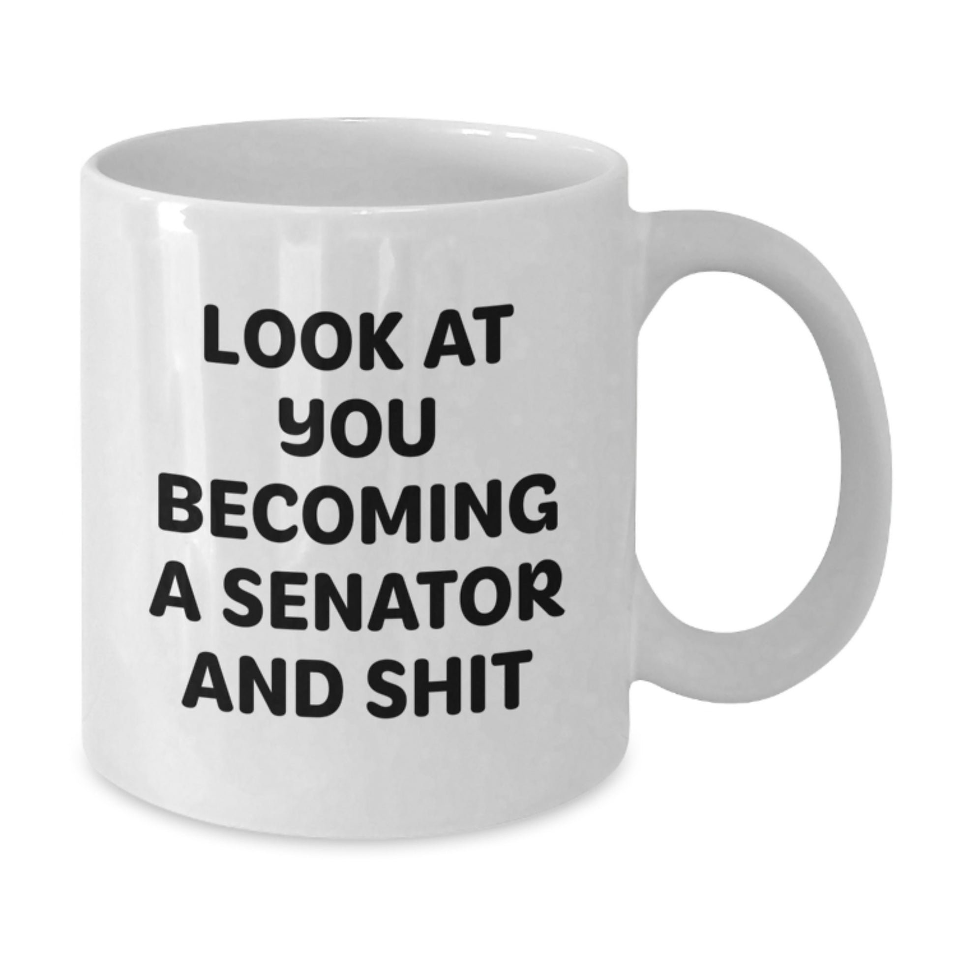 Funny Senator White Coffee Mug Gifts for Men Graduation Unique Senator Friends - Additional
