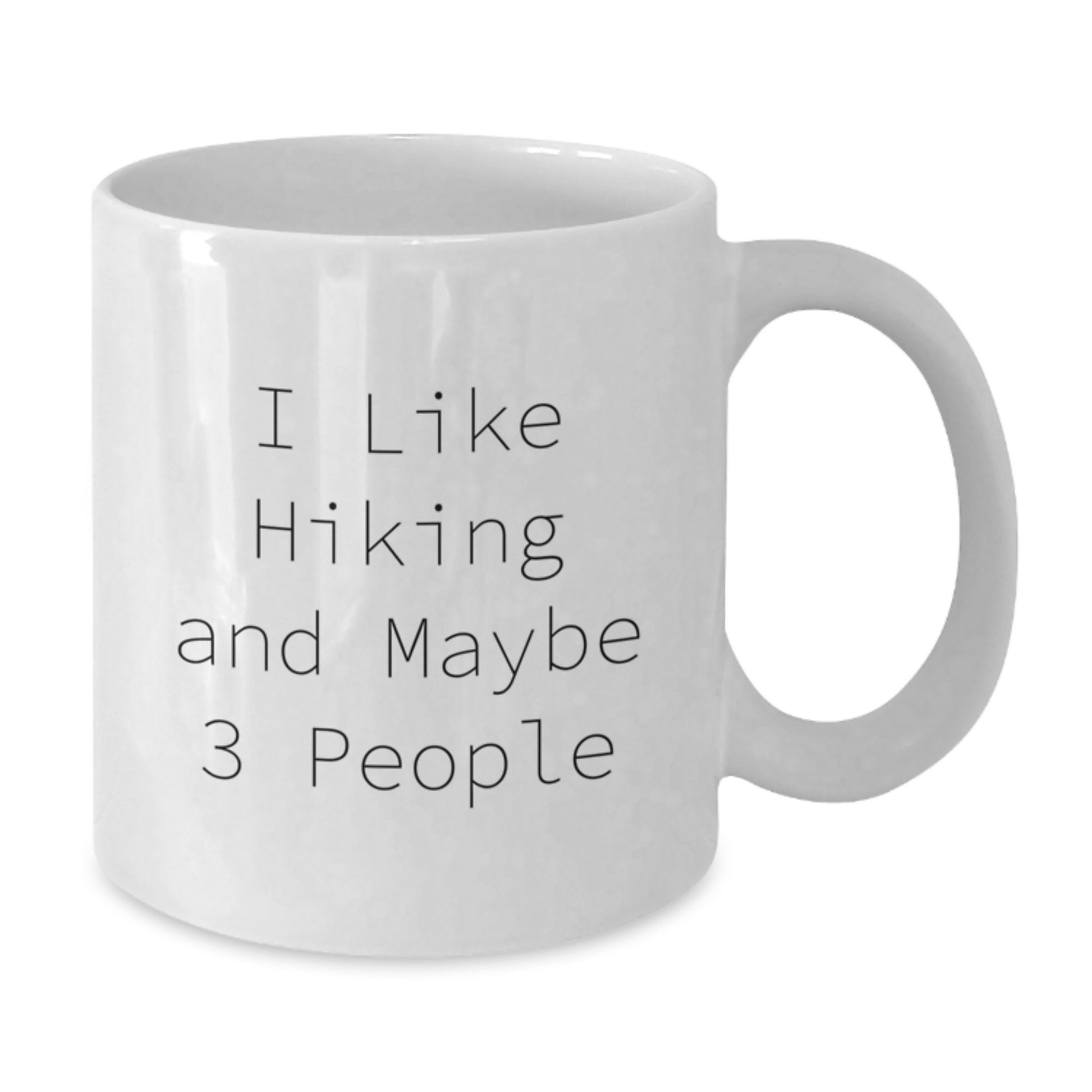 Birthday Gift for Her Hiking Mug Present – 11oz Ceramic with 'I Like - Additional