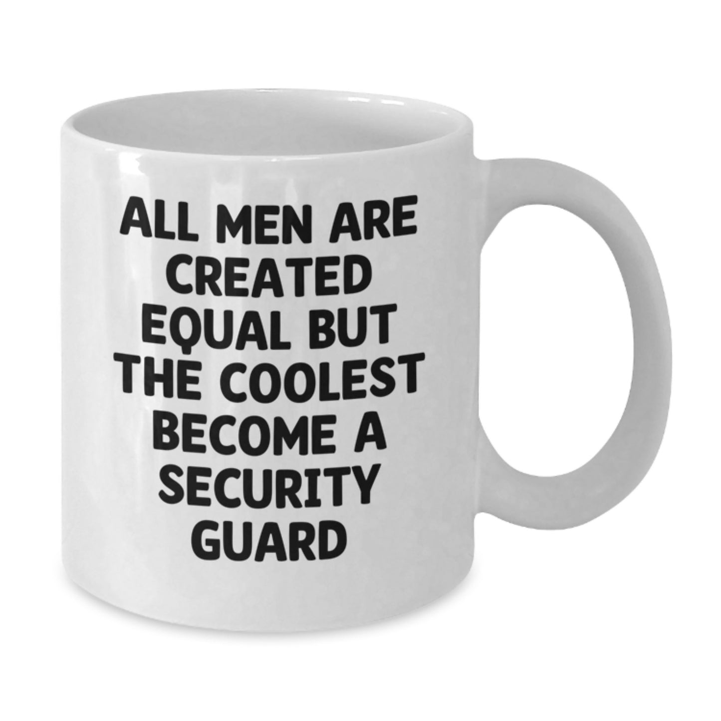 Funny Security Guard Gifts from Family - Men Become Security Guard White Coffee Mugs for Security Guard Lovers, Unique Mother's Day Unique Gifts - Additional