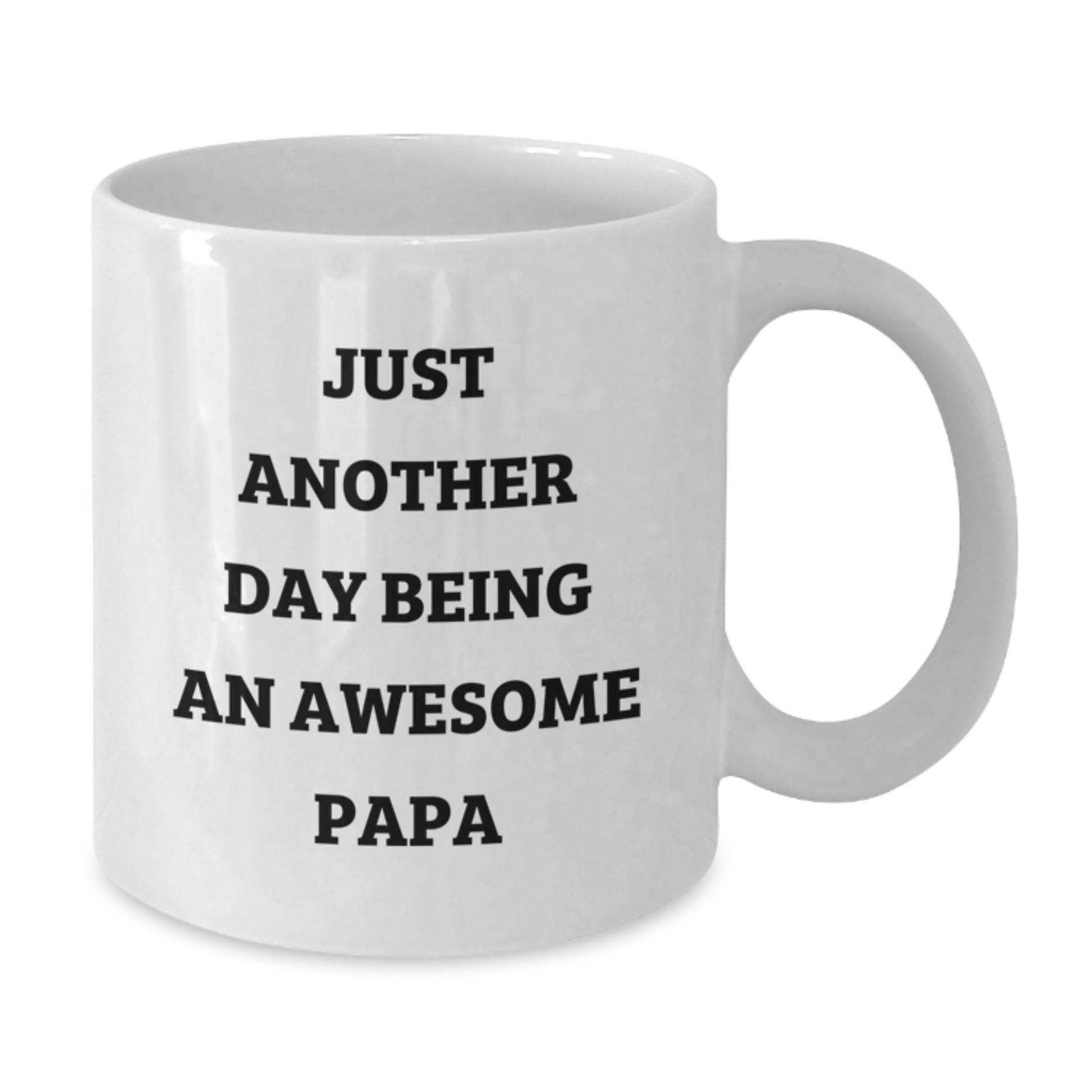 Funny Papa Quotes White Coffee Mug Gifts from Men to Papa, A Heartwarming Thought for Mother's Day, Papa Love, Papa Gift for Papa - Additional