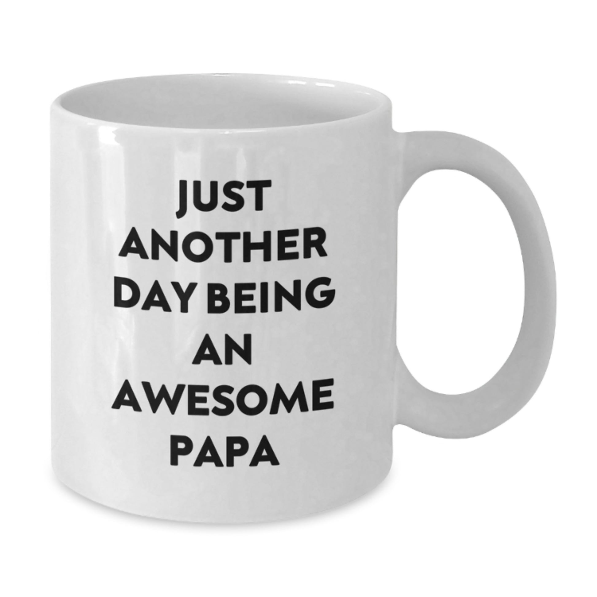 Funny Papa Gifts - Unique White Coffee Mug for Men, Gifts from Dad, Papa, or Grandpa - Mother's Day Unique Gifts, Awesome Papa Quote - Additional