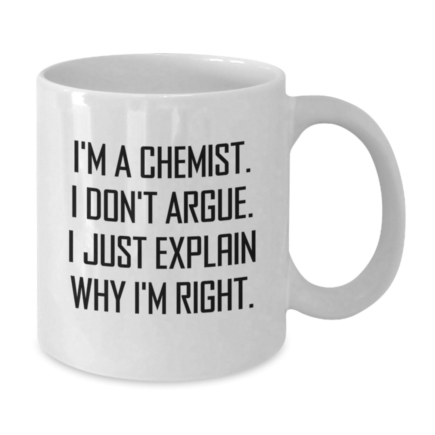 Funny Chemist Gifts from Family, White Coffee Mug for Chemist Men, Inspirational Quote - Additional