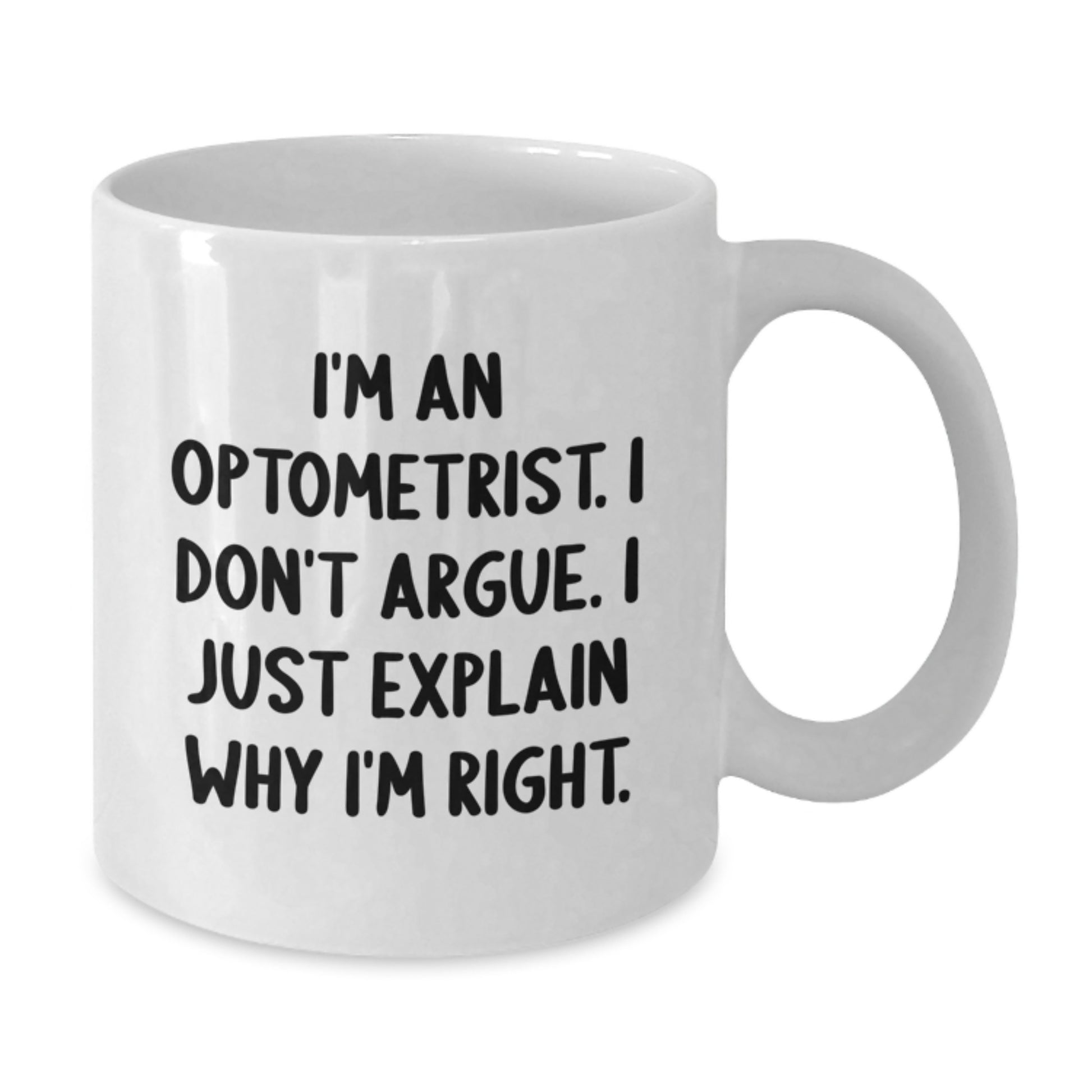 Optometrist Gifts from Friends, Funny White Coffee Mug for Optometrist, Graduation Unique Gifts for Him, Her, or Family Members - Additional