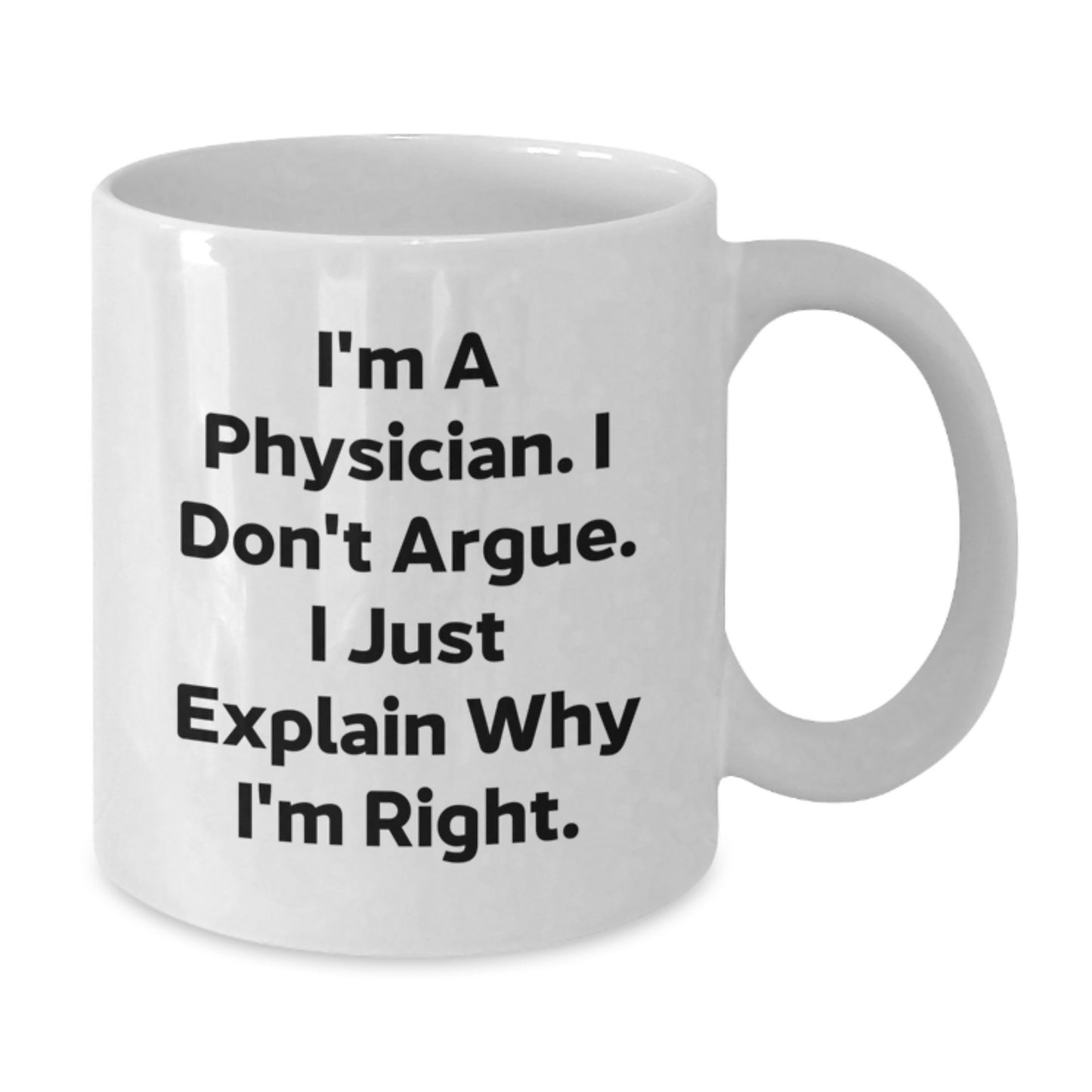 Funny Physician White Coffee Mugs Gifts from Friends for Graduation Unique Ideas - Additional