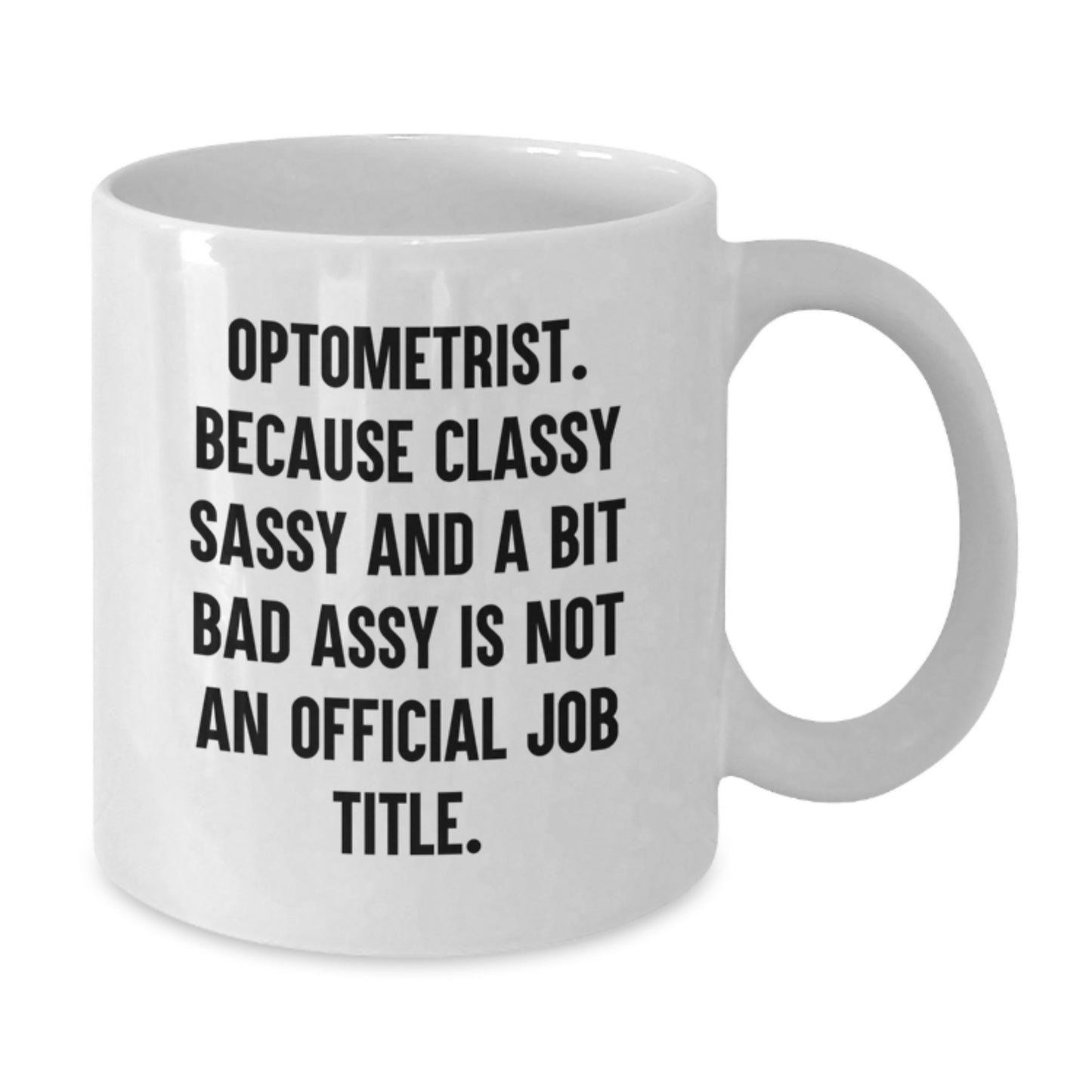 Optometrist Keepsake Ceramic White Coffee Mug for Him Birthday Gift - Additional