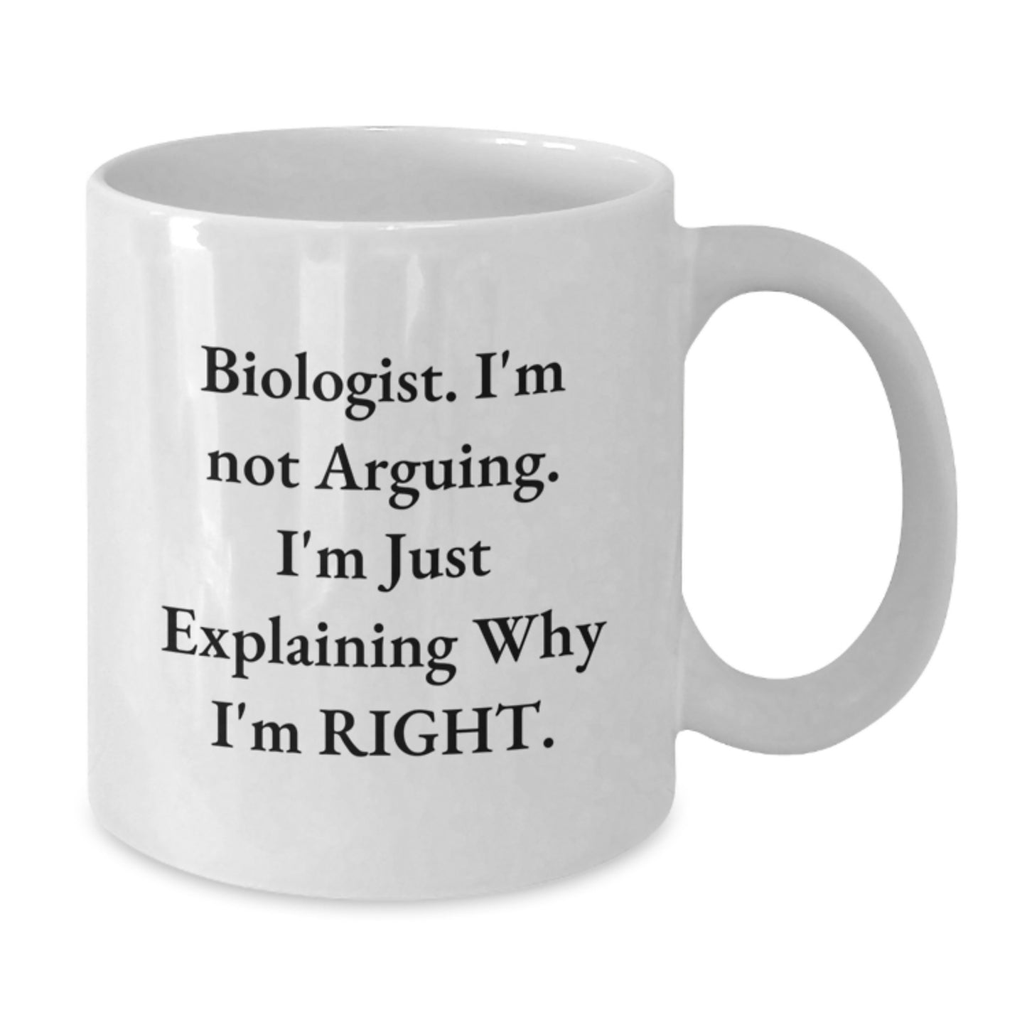 Funny Biologist White Coffee Mug Gifts from Family for Graduation Unique - Additional