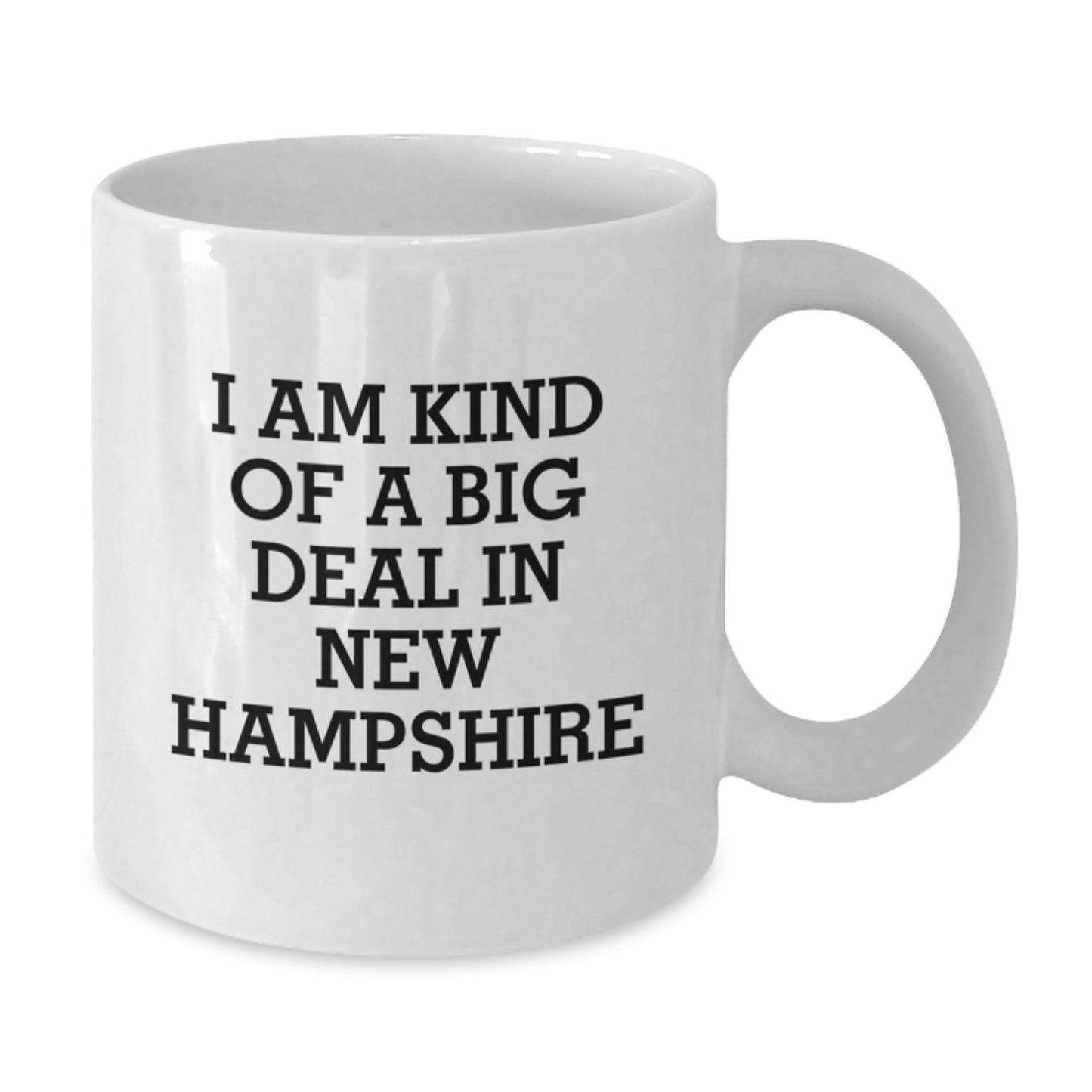 Funny New Hampshire Gifts from Friends for Birthday Unique - White Coffee Mug I Am Kind Of A Prime Selection - Additional