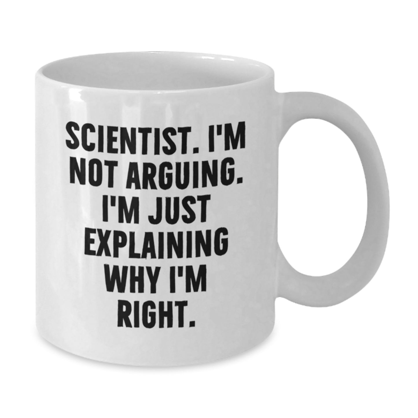 Funny Scientist Gifts from Men to Women on Mother's Day Unique White Coffee Mug for Scientist Friends and Family - Additional