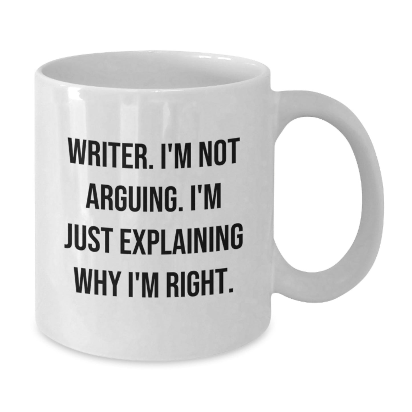 Funny Writer White Coffee Mug Graduation Unique Gifts from Friends to Writer - Additional