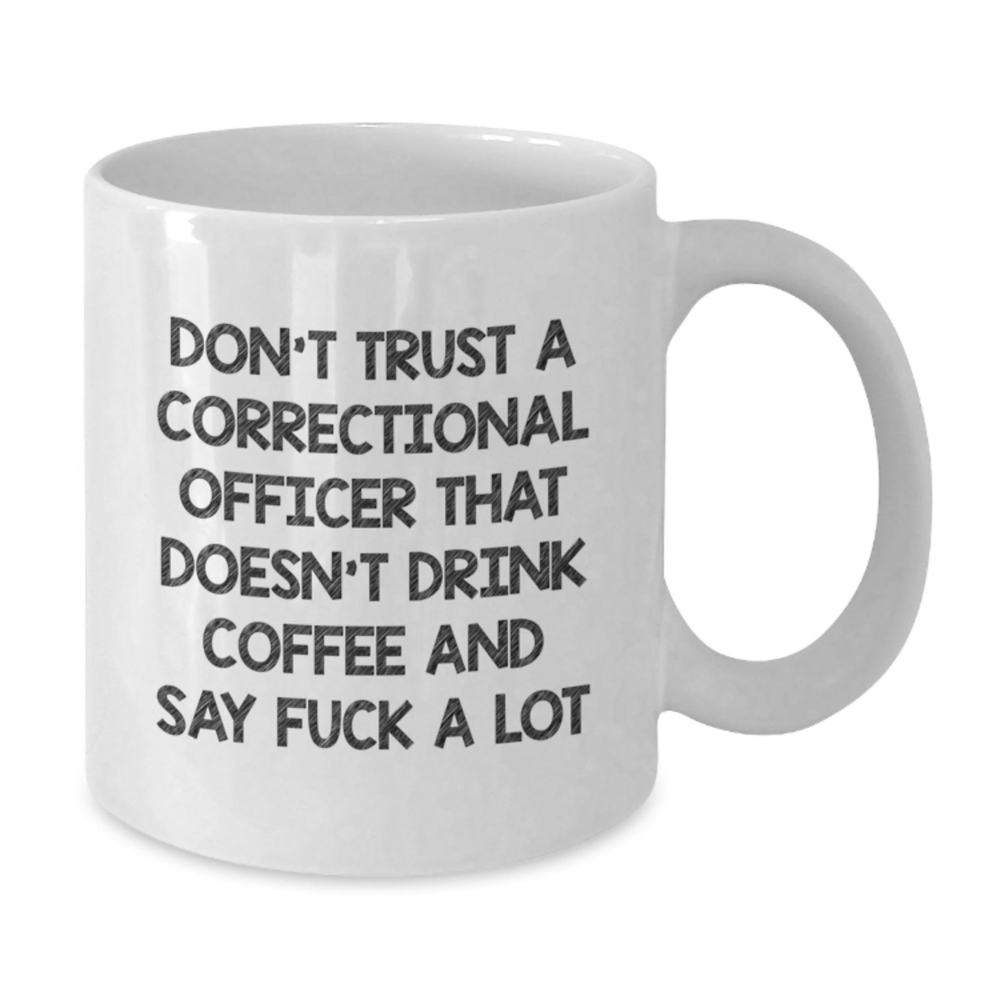 Funny Correctional Officer Gifts, White Coffee Mug, Christmas Unique Presents for Correctional Officers from Friends - Additional