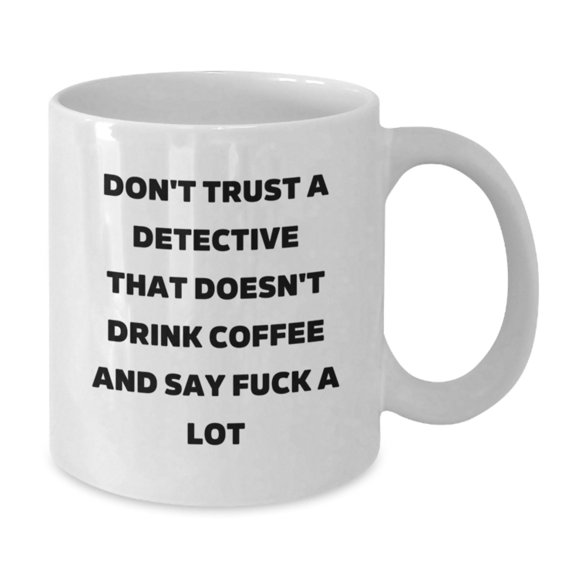 Detective Keepsake White Coffee Mug for Him Premium Graduation Gift - Additional