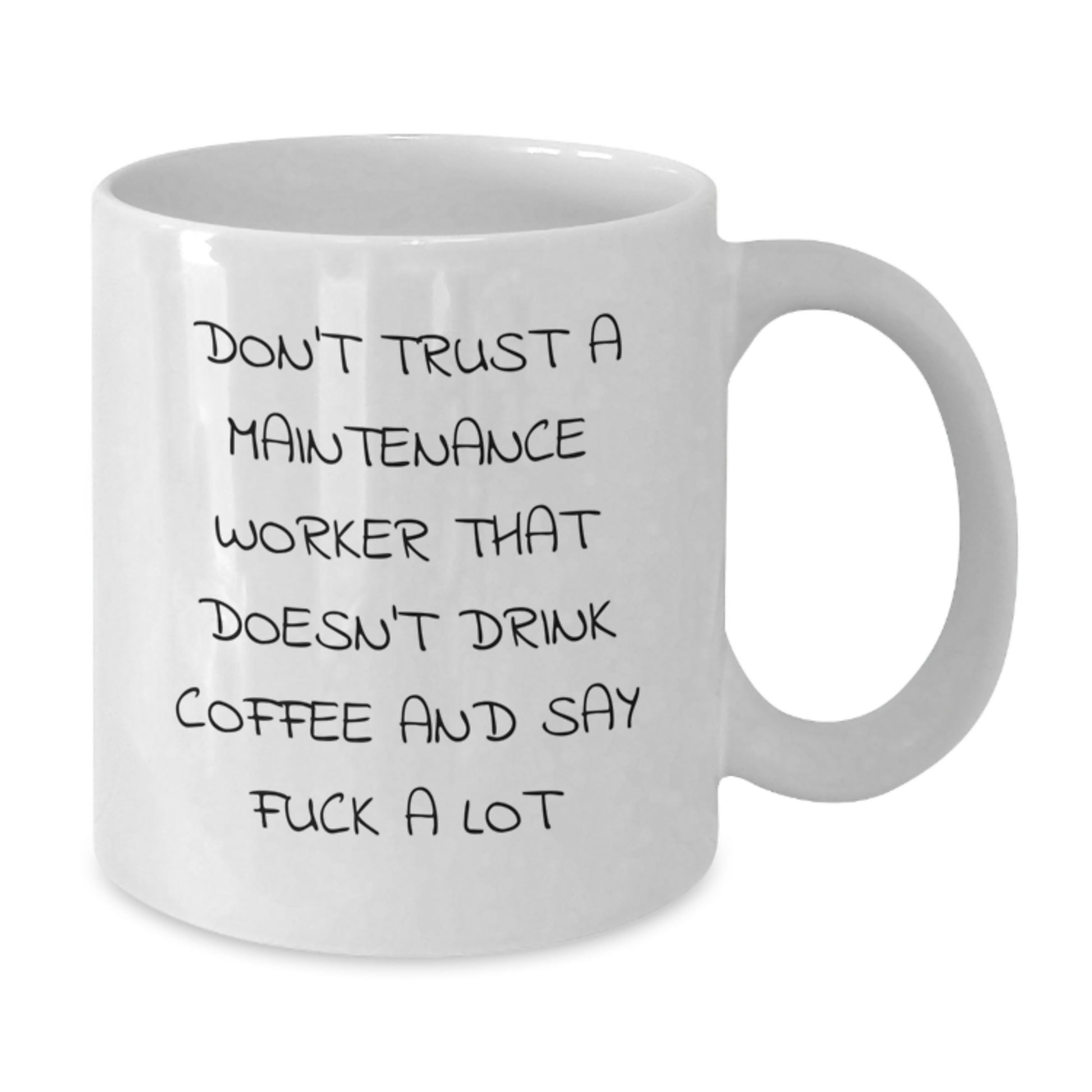 Funny Maintenance Worker Gifts from Friends, White Coffee Mug, Graduation Unique Ideas for Men, Women, Coworkers, Family - Additional