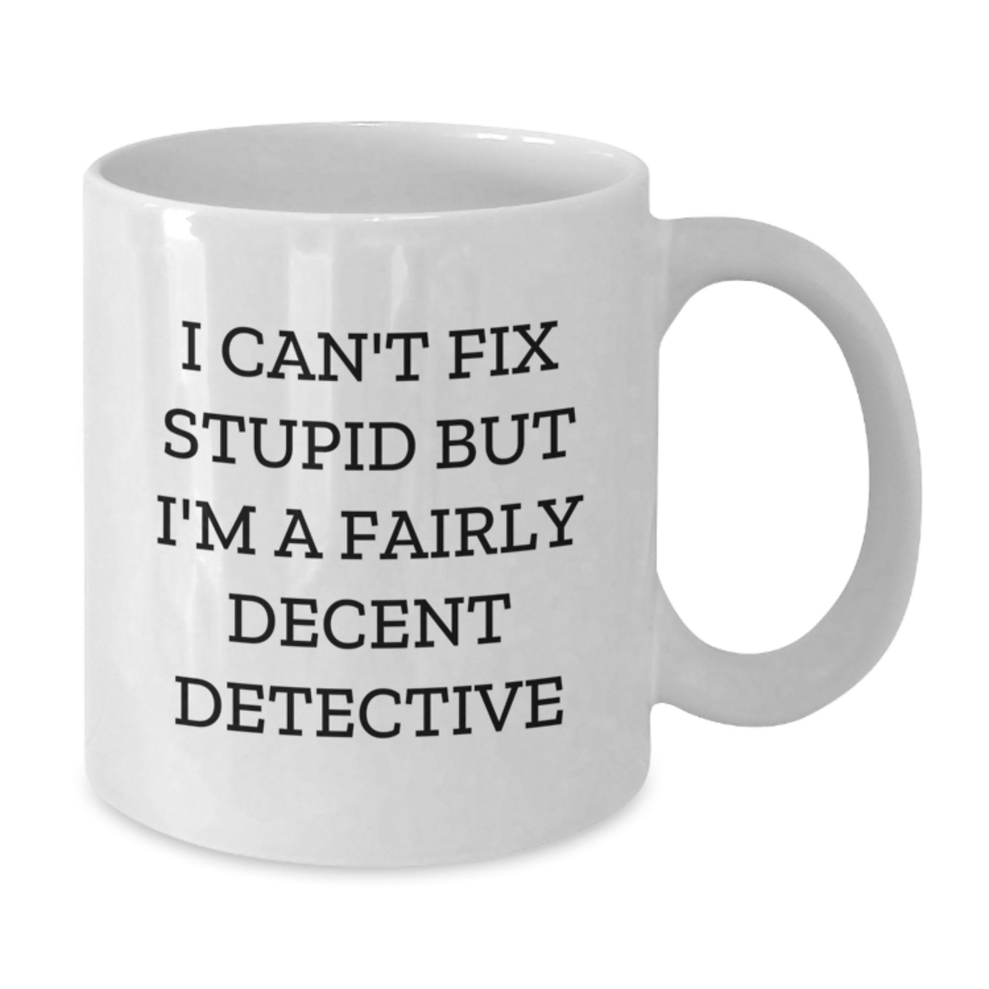Funny Detective Coffee Mug Gifts from Friends for Men Graduation Unique - Additional