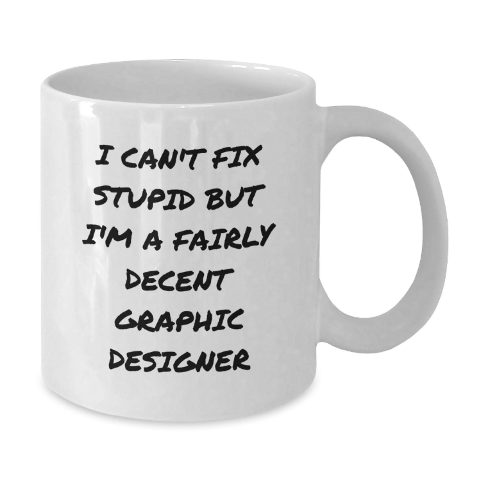 Graphic Designer Keepsake White Coffee Mug Birthday Gift for Him - Additional