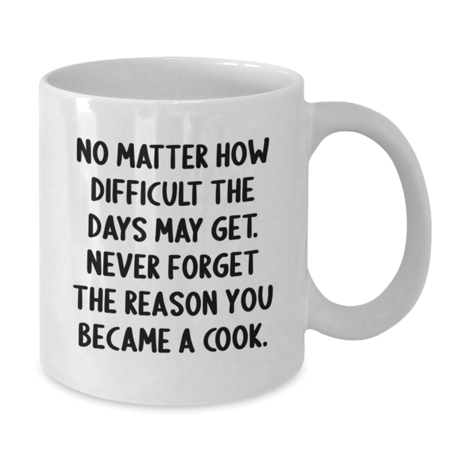 Funny Cook Gifts for Men - Inspirational White Coffee Mug for Graduation Unique Gifts from Friends - Additional