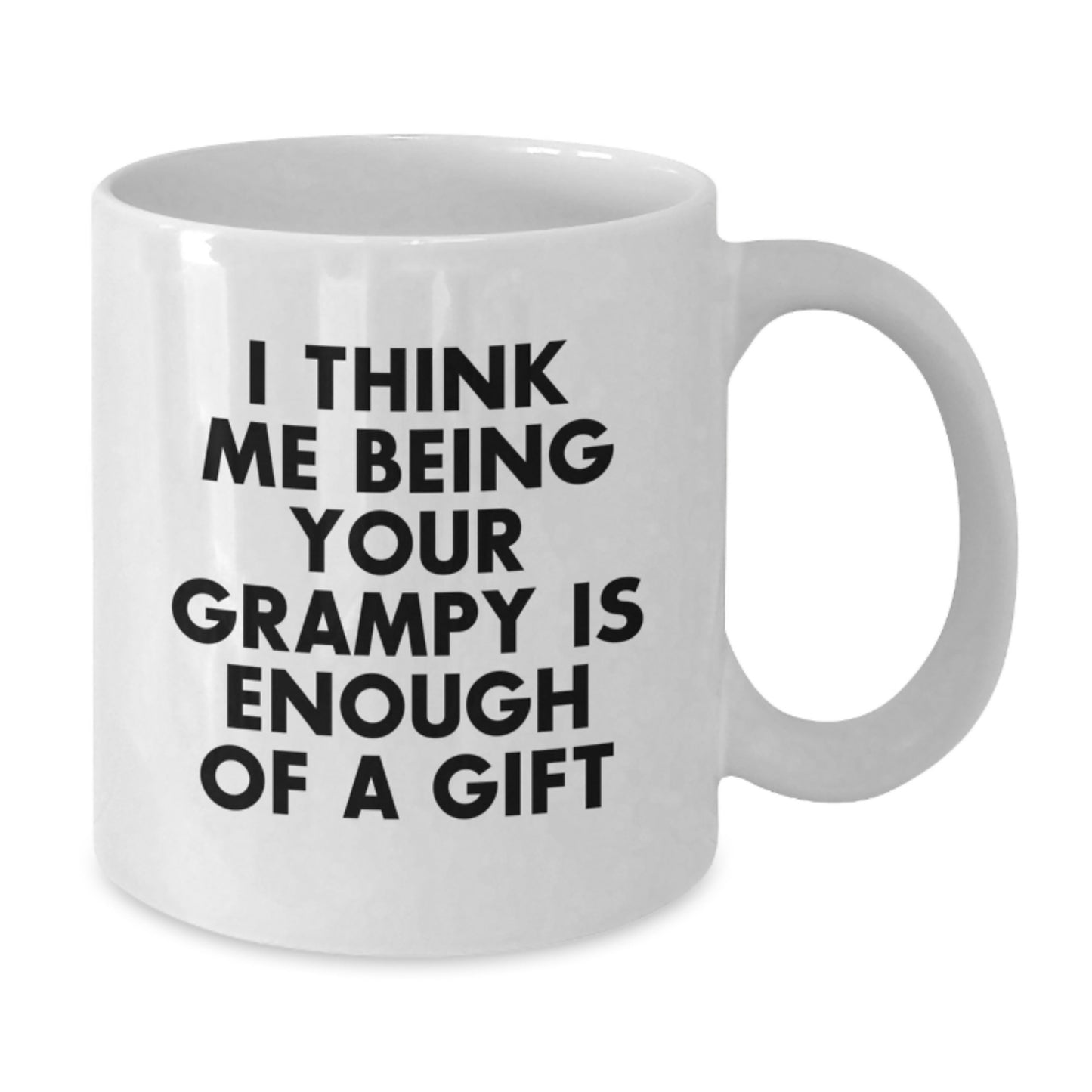 Grampy Keepsake White Coffee Mug for Him Birthday Gift with 11oz Ceramic - Additional
