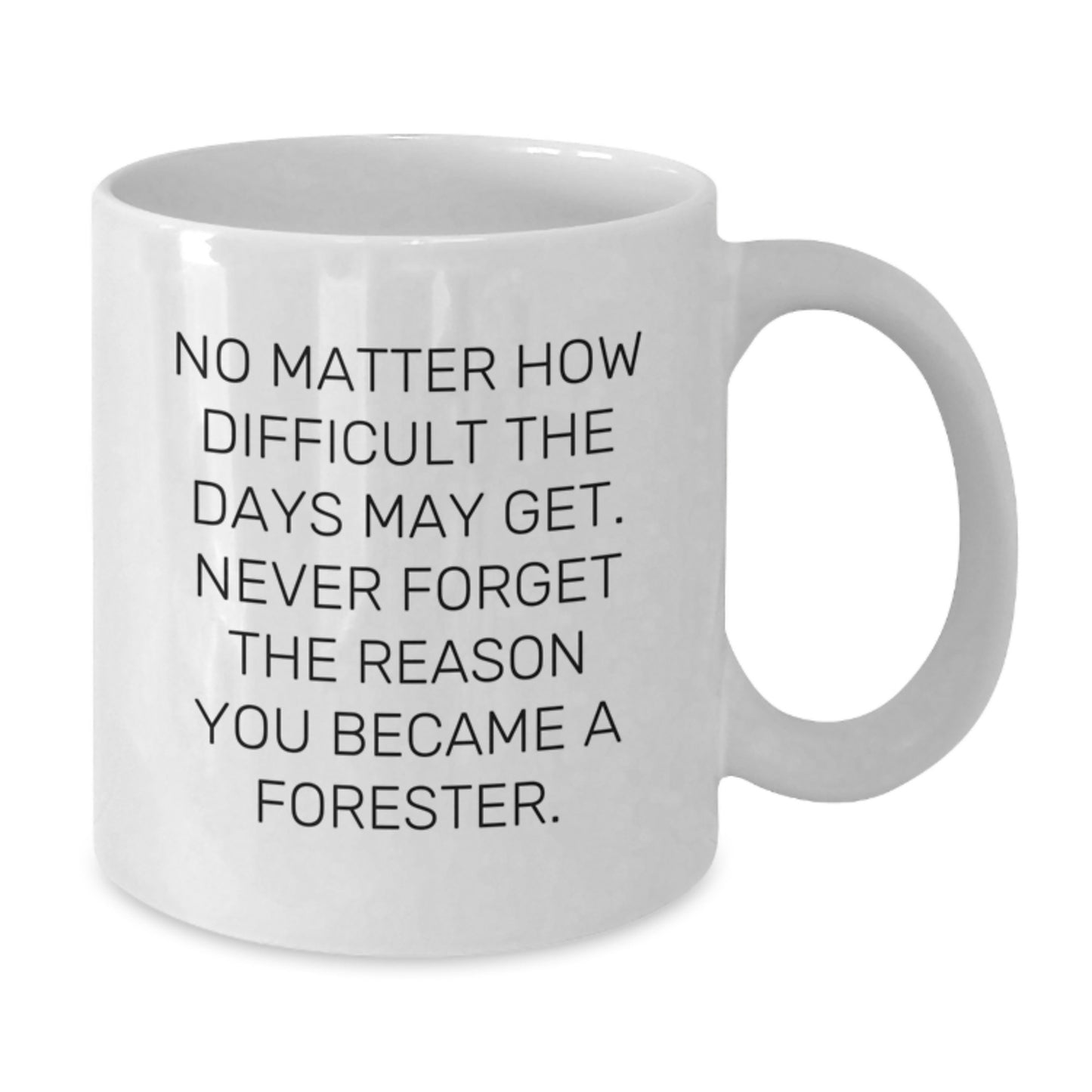 Funny Forester Gifts for Men, White Coffee Mugs, Encouragement Quote Gifts from Friends, Christmas Unique Gifts for Forester - Additional