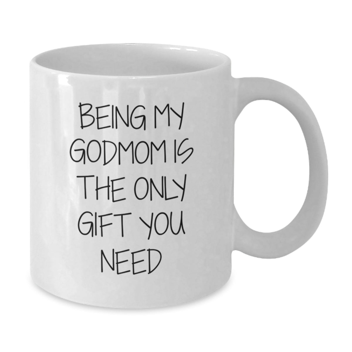 Godmom White Coffee Mug Keepsake Birthday Gift Quote for Him - Additional