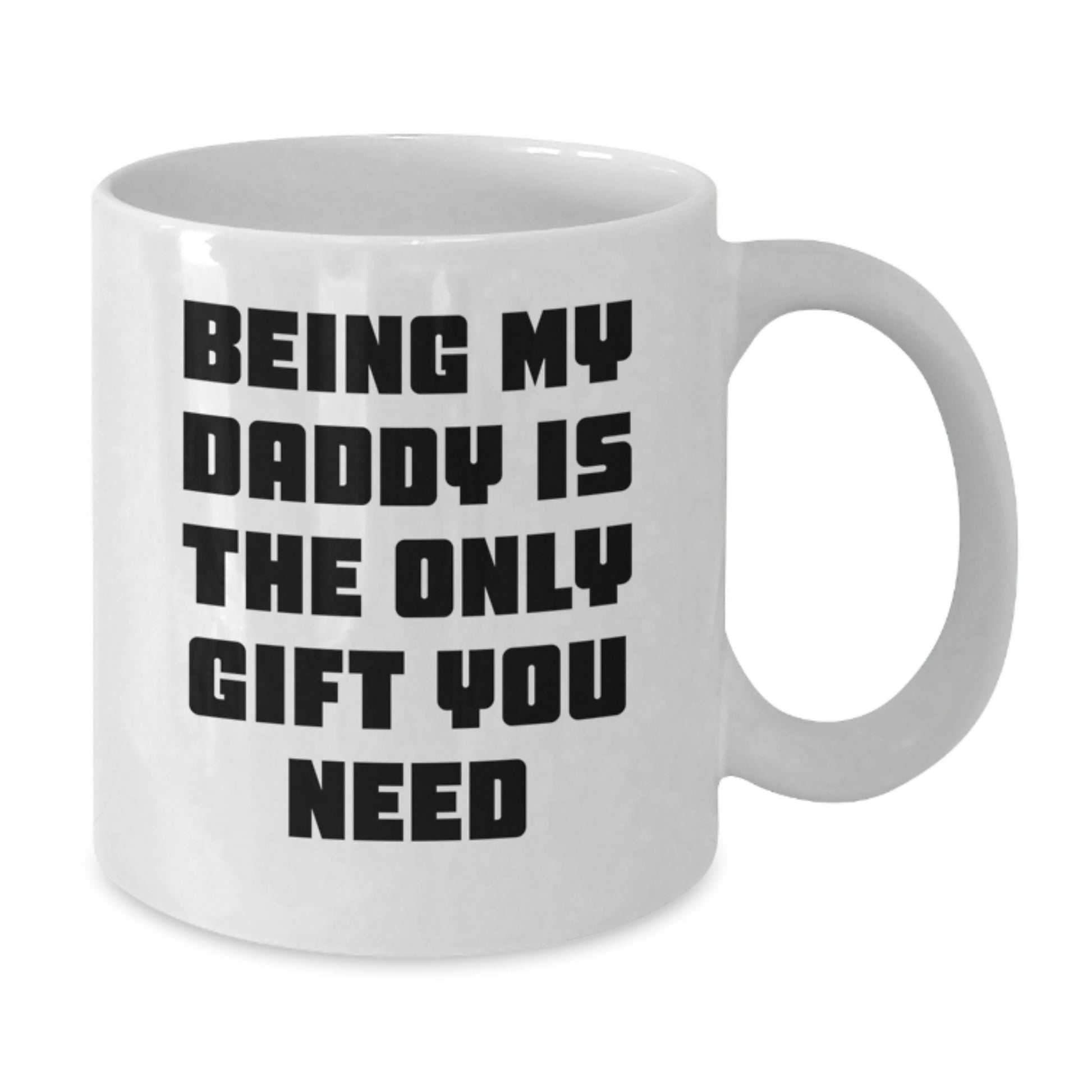 Funny Daddy Gifts from Mom, Inspirational Quote White Coffee Mugs for Dads, Unique Graduation Gifts for Him, Great Present from Family - Additional