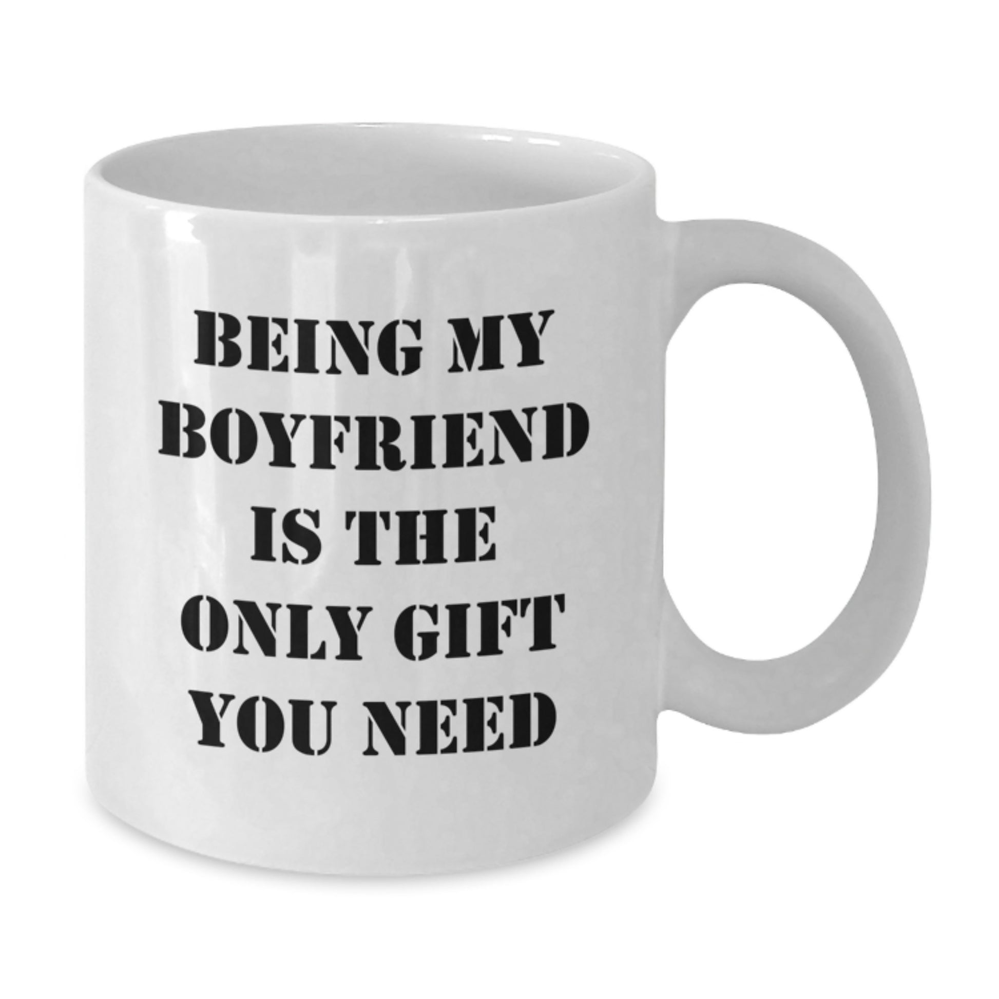 Funny Sweetheart Gifts from Christmas Unique Gifts for Sweetheart, White Coffee Mug, Being My Sweetheart Is The Only Gift You Need - Additional