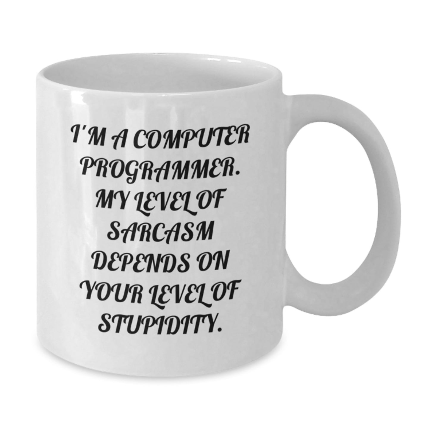 Funny Computer Programmer Gifts from Men, Friends, or Coworkers - White Coffee Mug, Graduation Unique Gifts for Computer Programmer Men - Additional