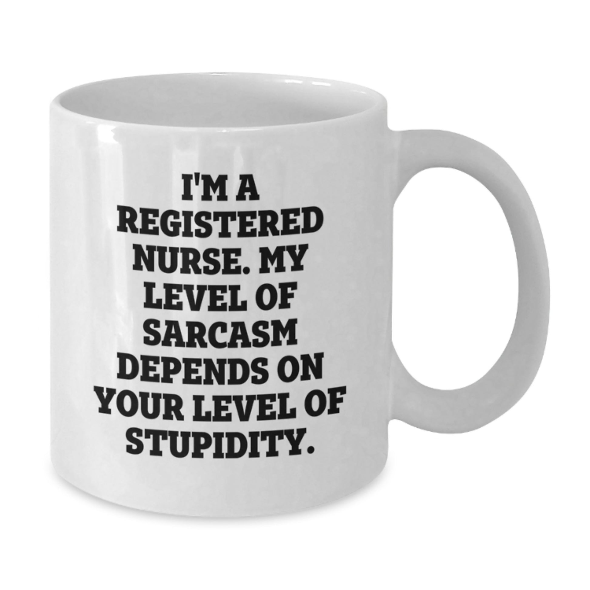 Registered Nurse Keepsake White Coffee Mug for Him Birthday Gift - Additional