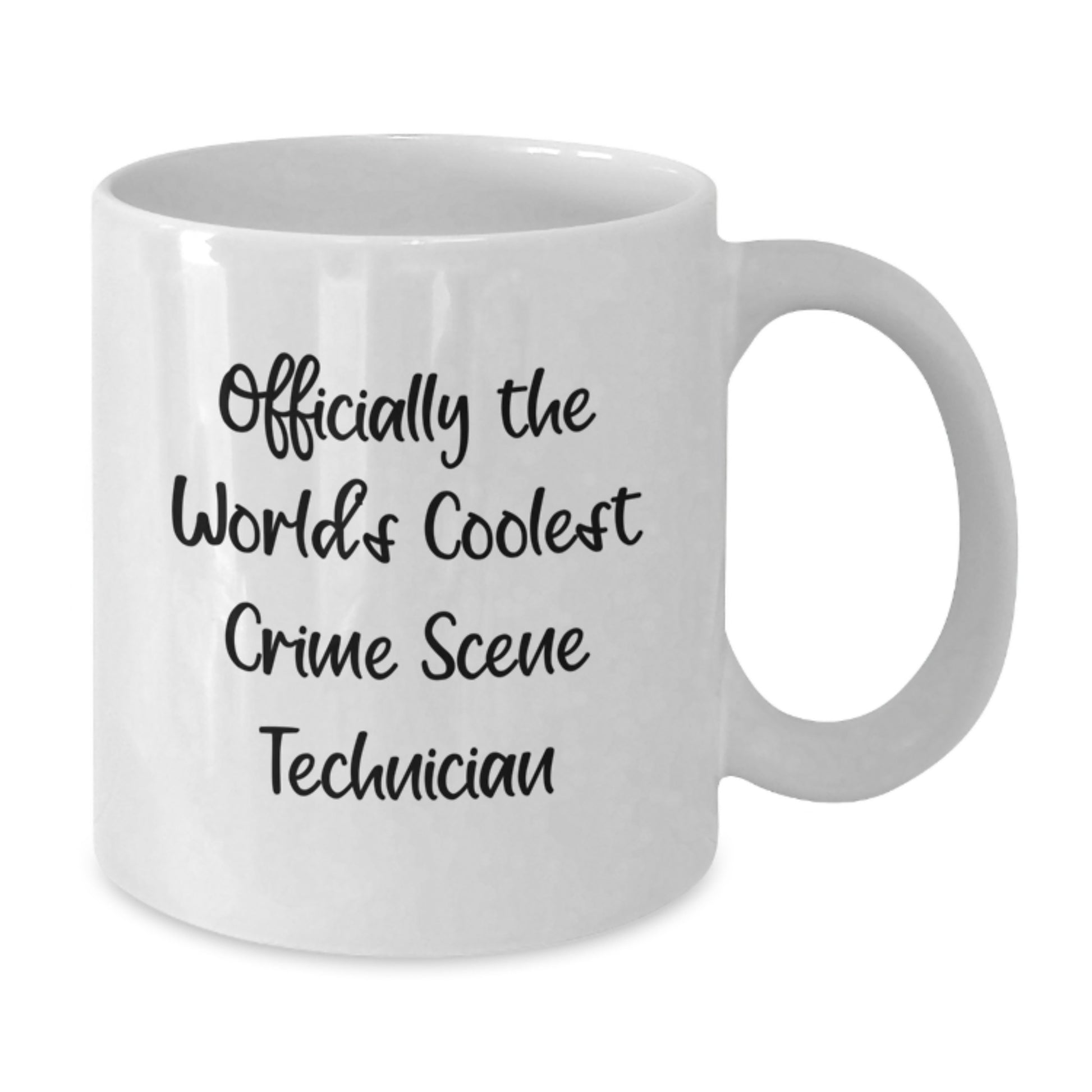 Gifts from Crime Scene Enthusiasts, Funny Crime Scene Technician Graduation Unique Gifts for Men, Women, Friends, Colleagues, with Officially The World's Coolest Mugs - Additional
