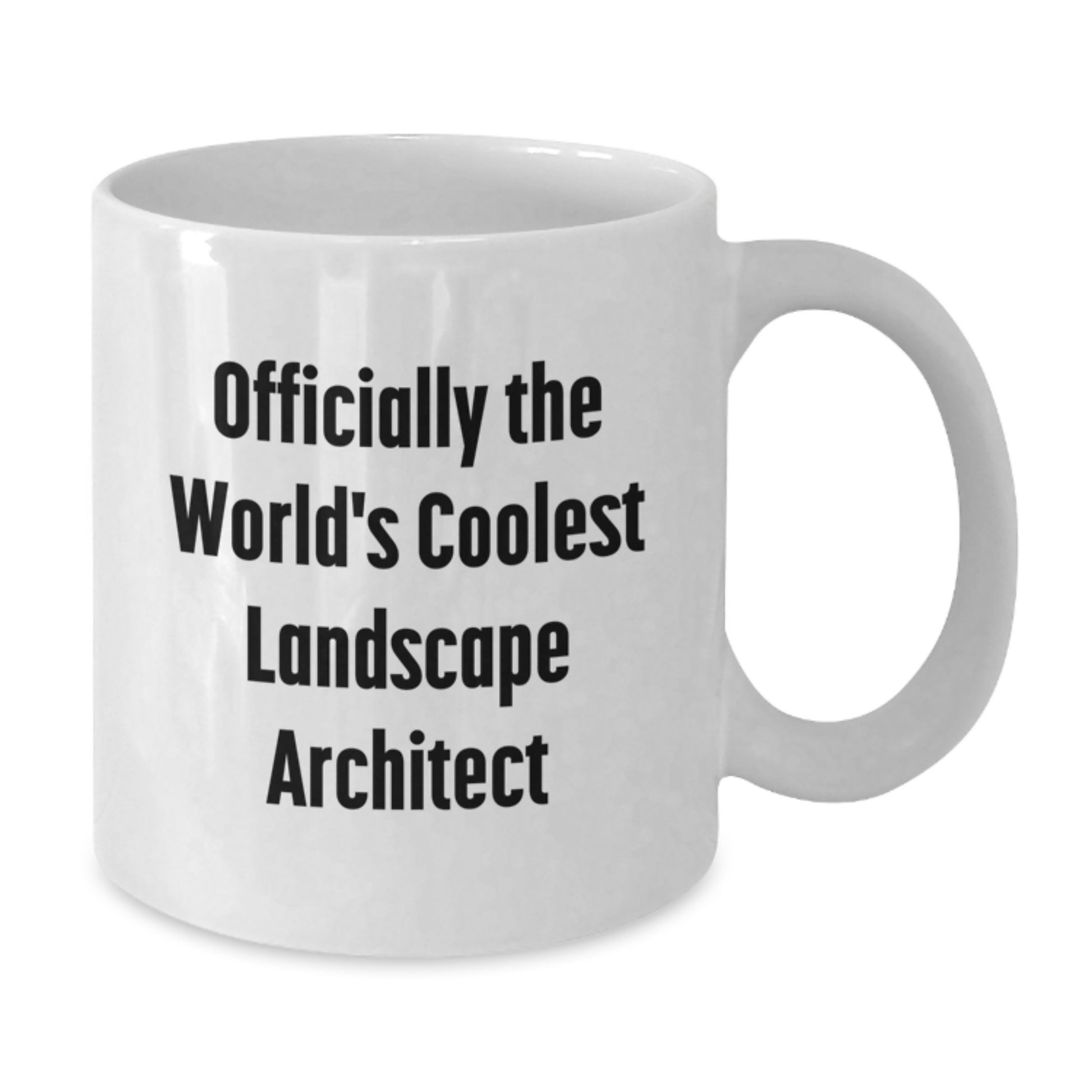Funny Landscape Architect Gifts, World's Coolest Quote, White Coffee Mugs for Graduation, Gifts from Friends, Gifts for Landscape Architects - Additional