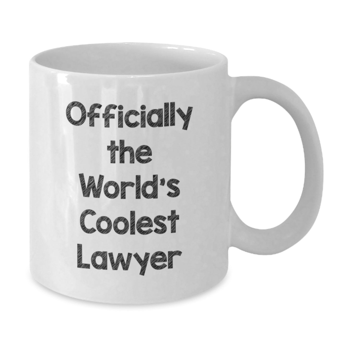 For Him Keepsake Birthday Gift Officially The World's Coolest Lawyer Mug - Additional