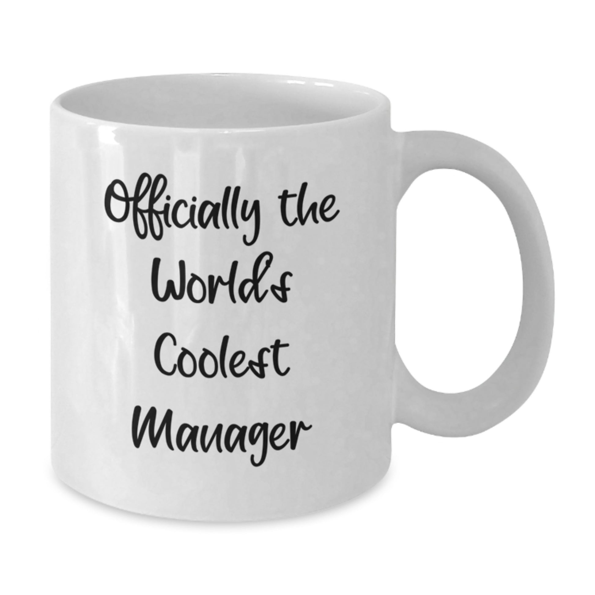 Quirky Manager White Coffee Mugs Gifts from Family and Friends for Graduation Unique Manager Gifts - Additional