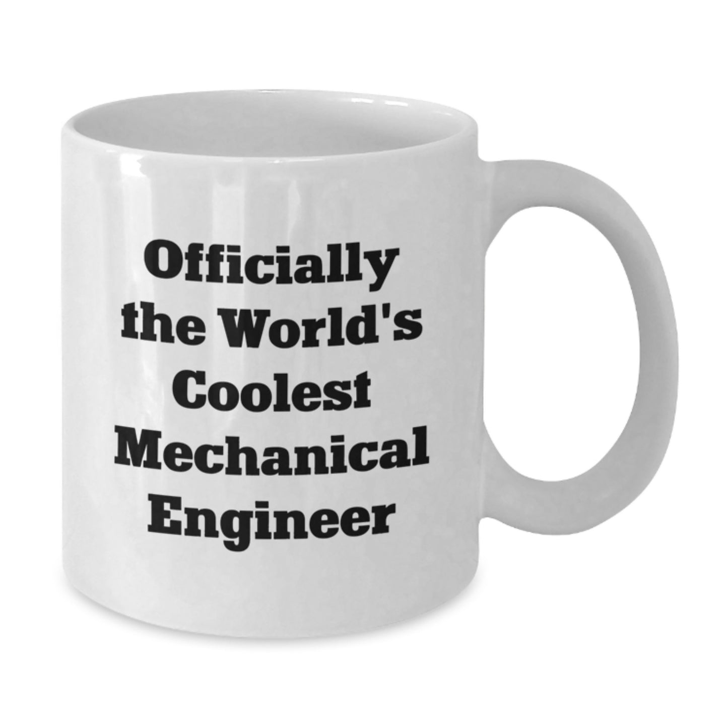 Funny Mechanical Engineer Gifts for Men, Officially The World's Coolest Mechanical Engineer White Coffee Mug, Gift from Friends to Graduation Unique Gifts - Additional