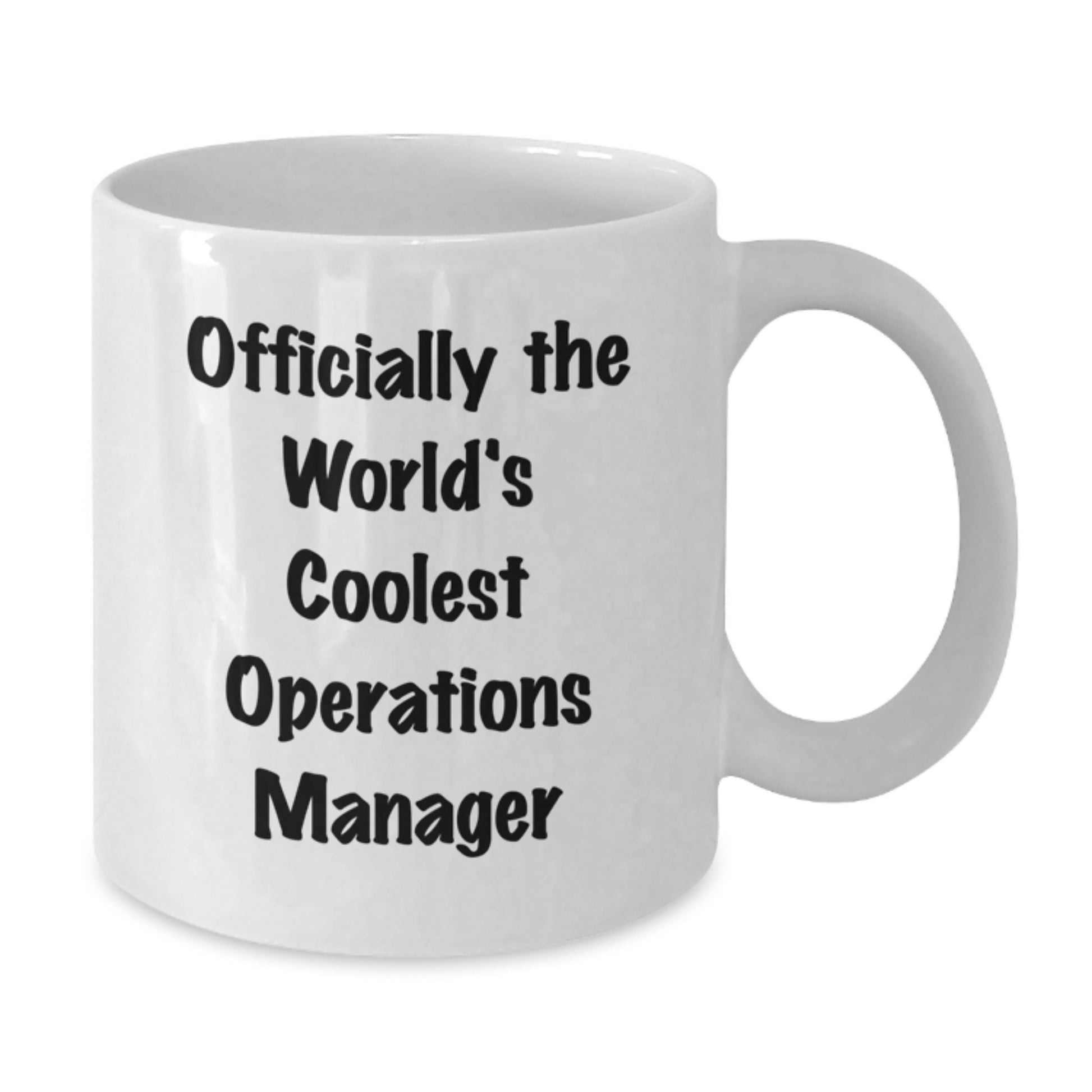 Funny Operations Manager Gifts for Him - Officially The World's Coolest 'You're the Best' Christmas Unique Gifts from Friends - Additional
