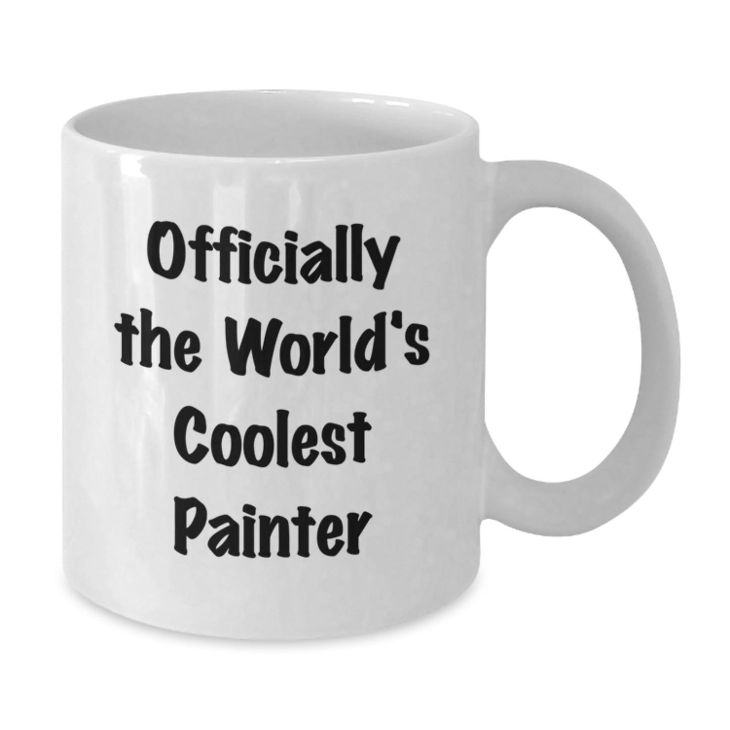 Painter Keepsake White Coffee Mug for Him Birthday Gift World's Coolest - Additional