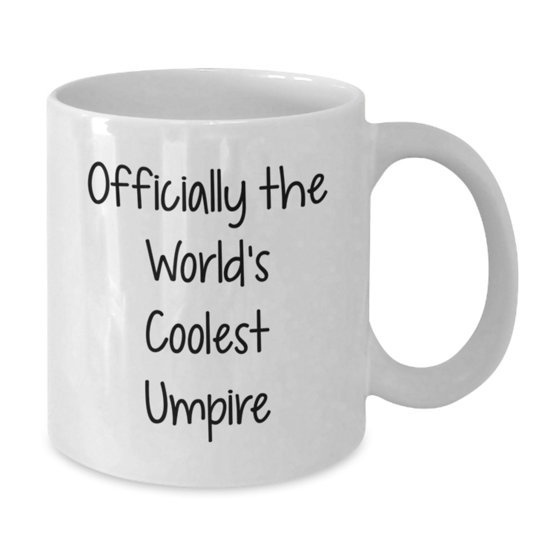 Funny Umpire Quotes Gifts from Men to Umpire Friends, Unique Graduation Unique Gifts, White Coffee Mug Officially The World's Coolest Umpire - Additional