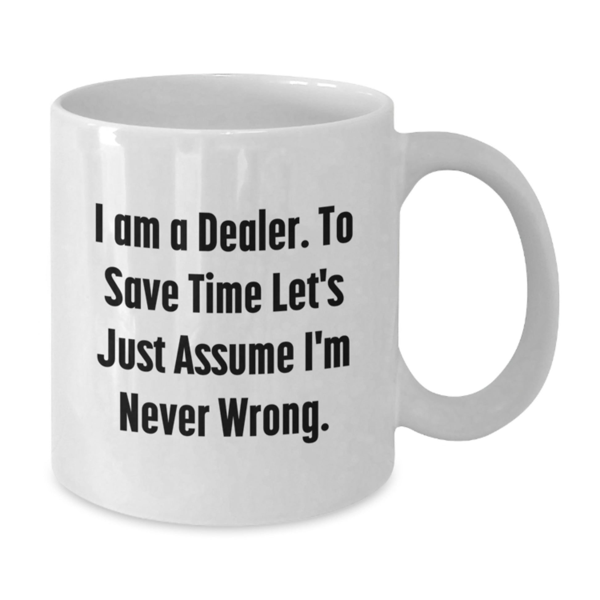 Dealer Keepsake White Coffee Mug for Him Birthday Gift - Additional