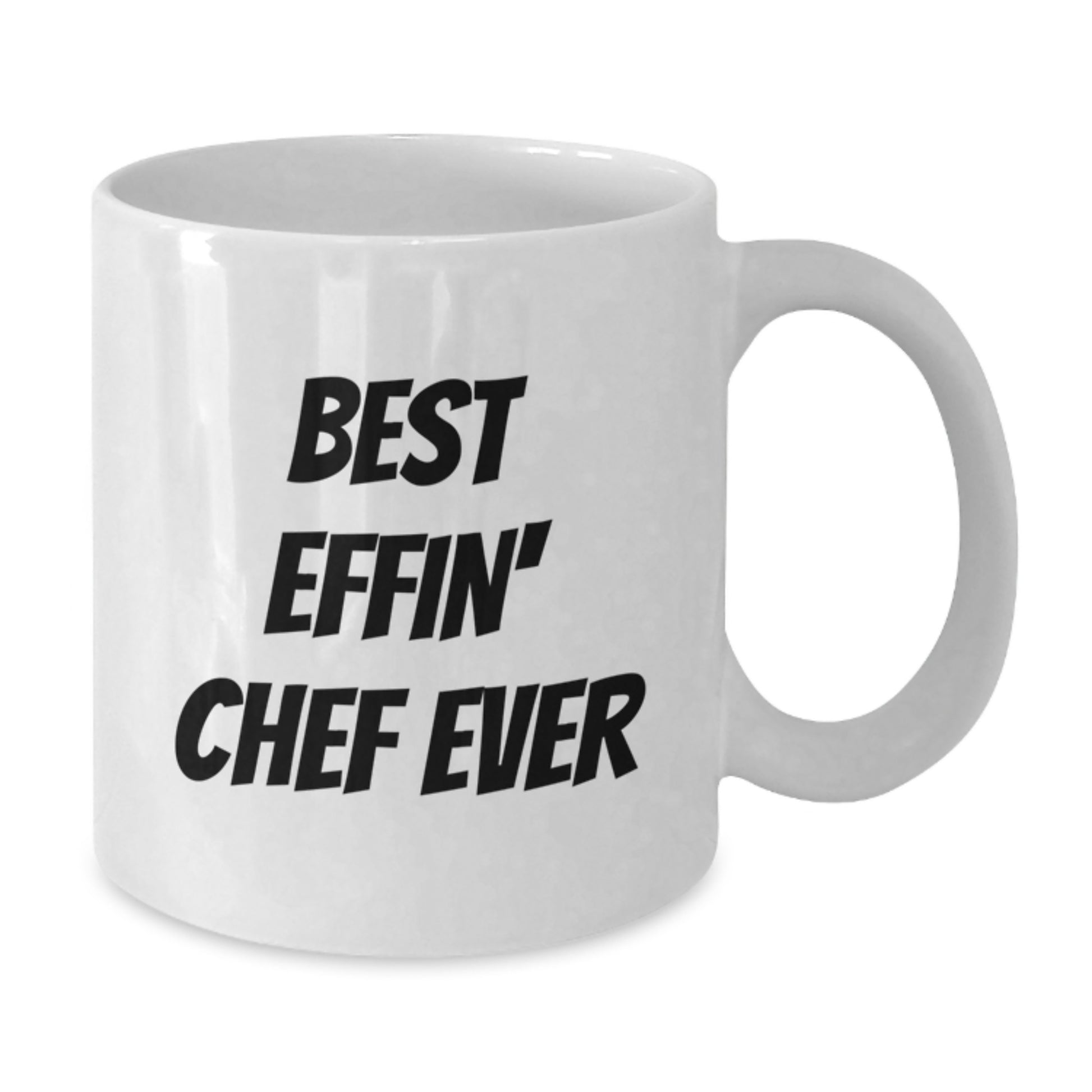 Chef Keepsake White Mug for Him – Best Effin' Chef Ever Graduation Gift - Additional