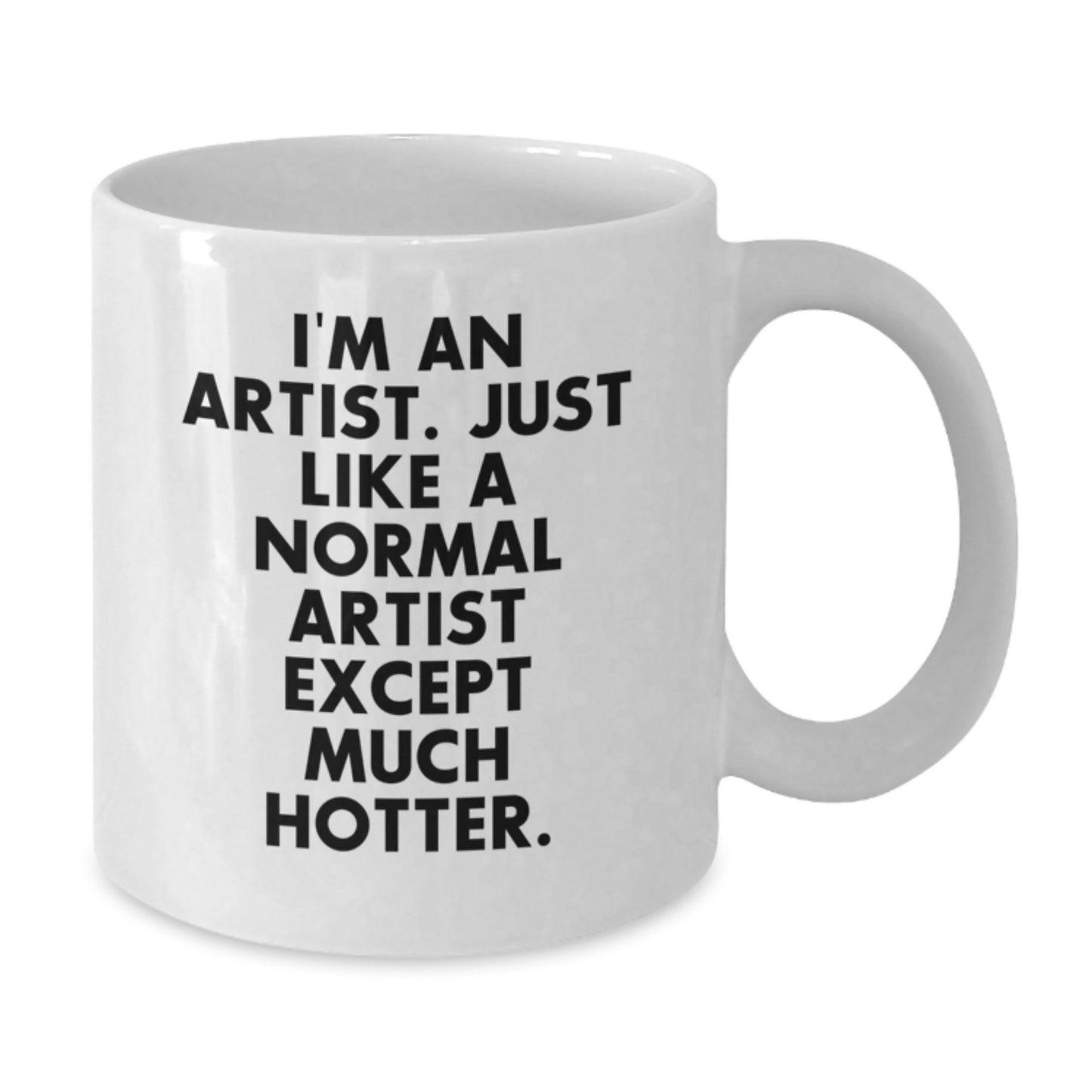 Funny Artist White Coffee Mugs, Gifts from Friends, Unique Father's Day Unique Gifts for Artist Dad, 11oz 15oz Ceramic Mugs - Additional