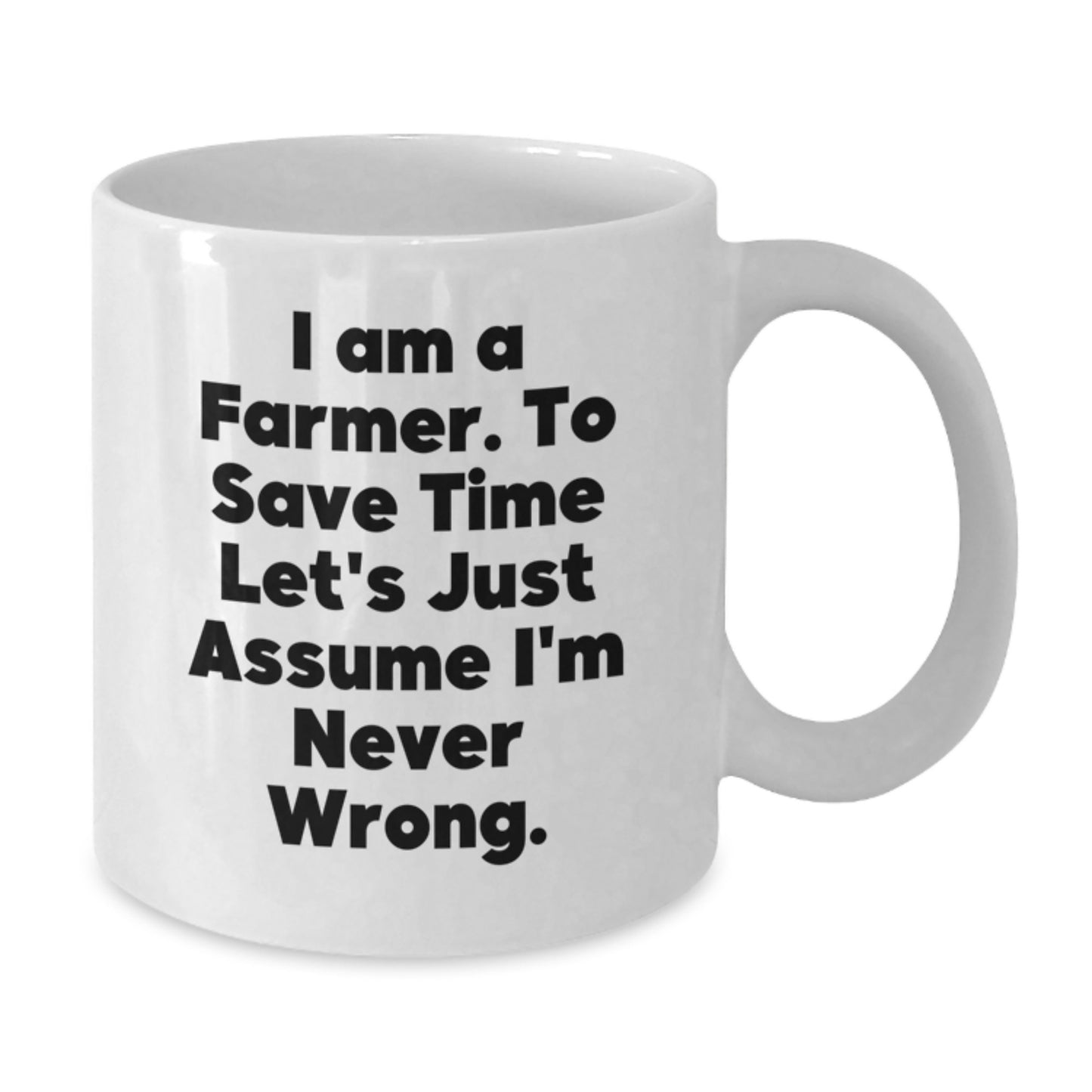 For Him Keepsake Farmer Mug Birthday Gift with Quote Ceramic 11oz - Additional