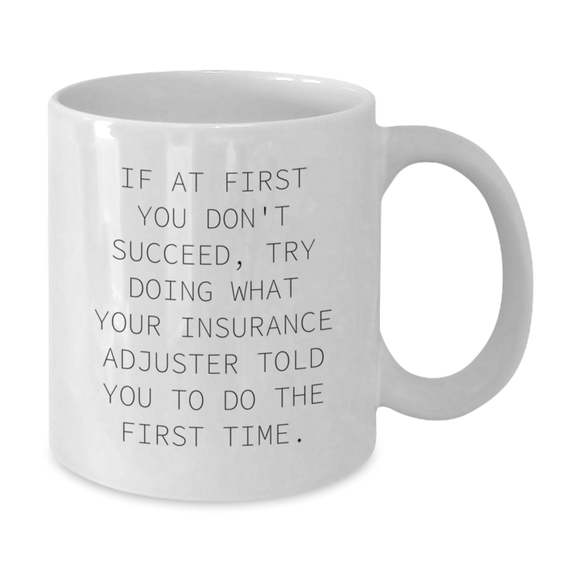 Insurance Adjuster Keepsake Mug for Him Birthday Gift Ceramic 11oz - Additional