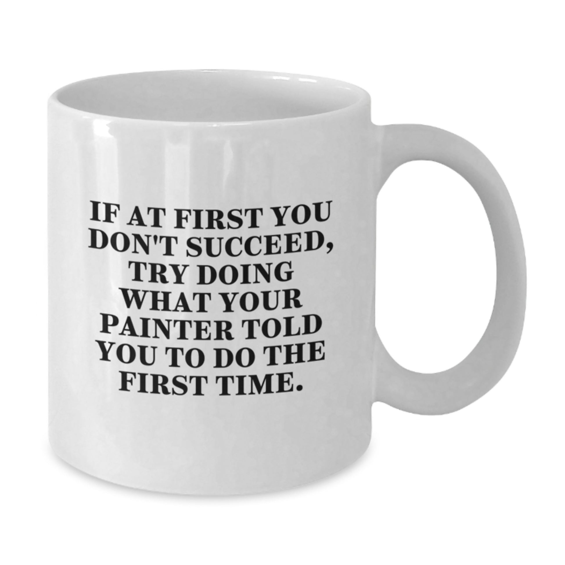 Painter Keepsake White Ceramic Coffee Mug for Him Birthday Gift - Additional
