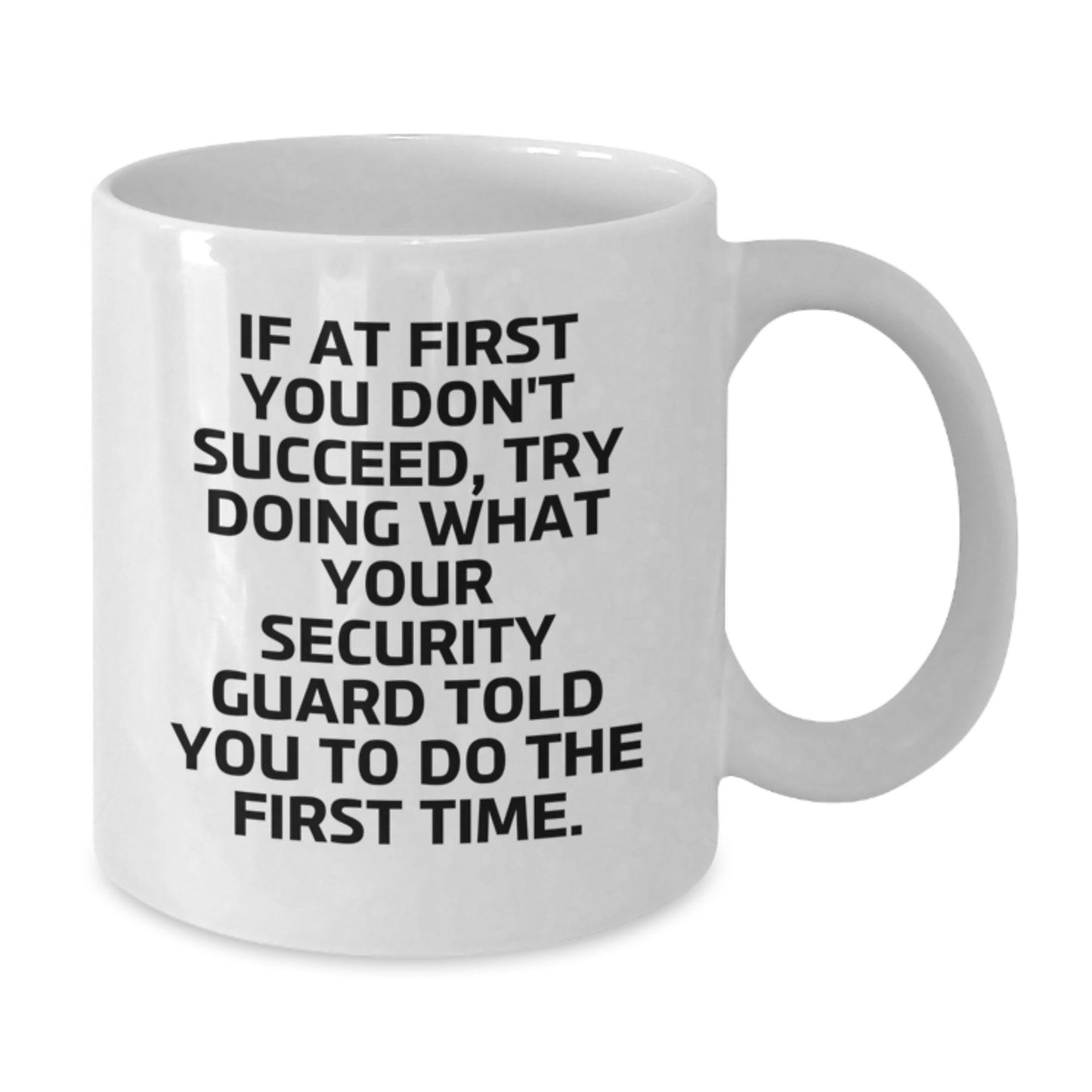 Security Guard Keepsake Mug for Him Birthday Gift with Funny Quote - Additional