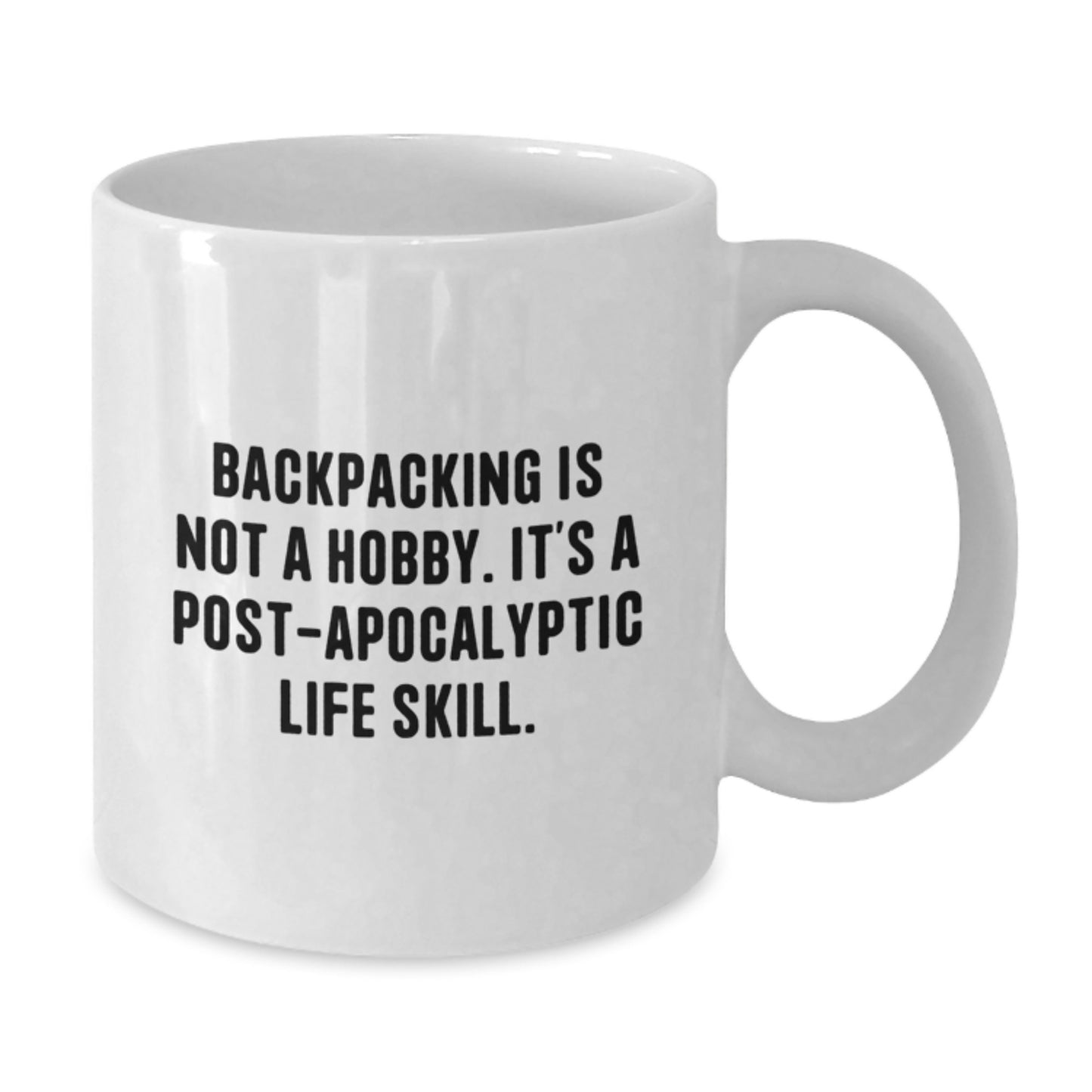 Backpacking Keepsake Mug for Him Birthday Gift White Ceramic - Additional