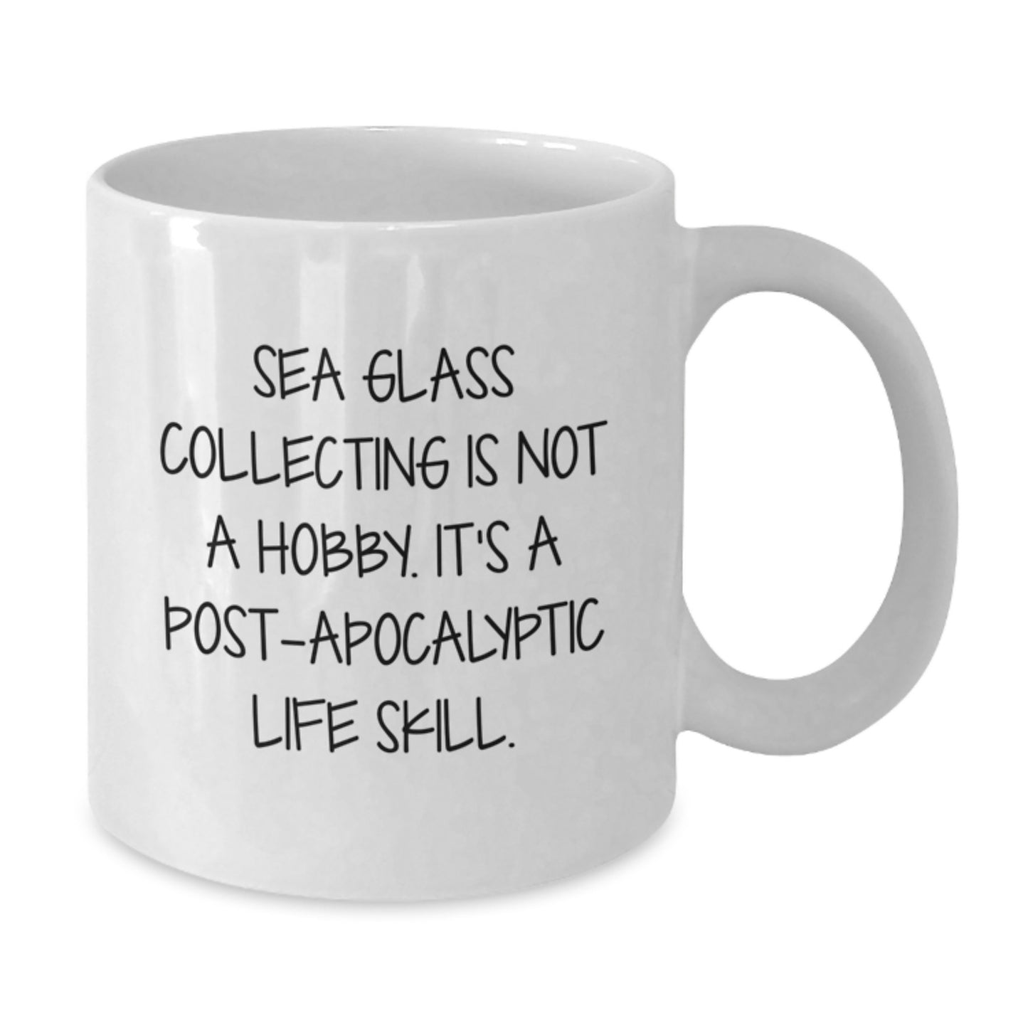Sea Glass Collecting Keepsake Ceramic Mug for Him 11oz Birthday Gift - Additional