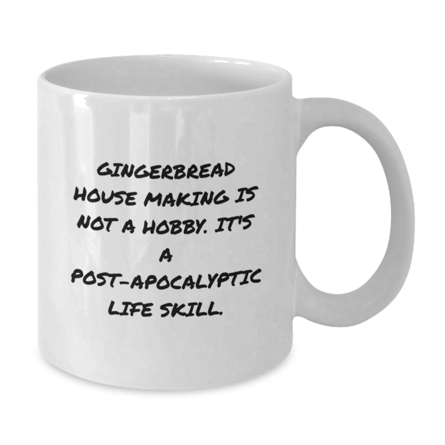Bold Gingerbread House Making White Coffee Mug Birthday Gift for Friends - Additional