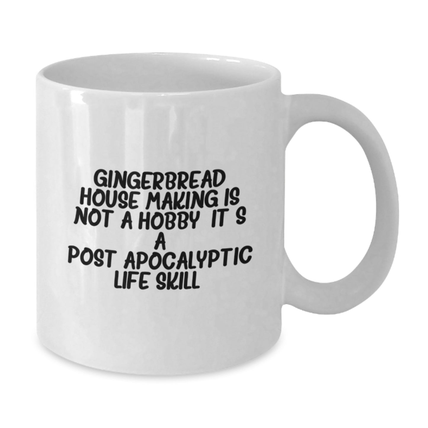 Birthday Gift White Coffee Mug for Her Present Gingerbread House Making - Additional