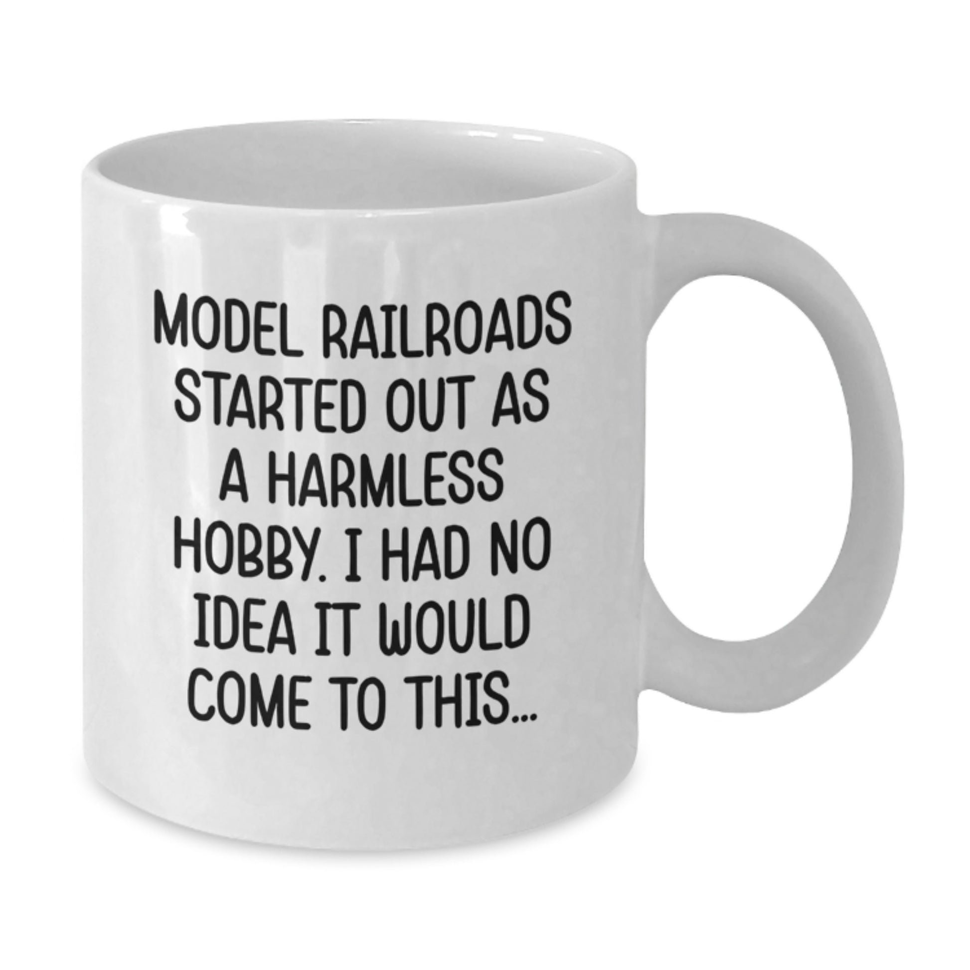 Model Railroads Lovers Gift from Family, Funny White Coffee Mug with Inspirational Quote for Birthday - Additional